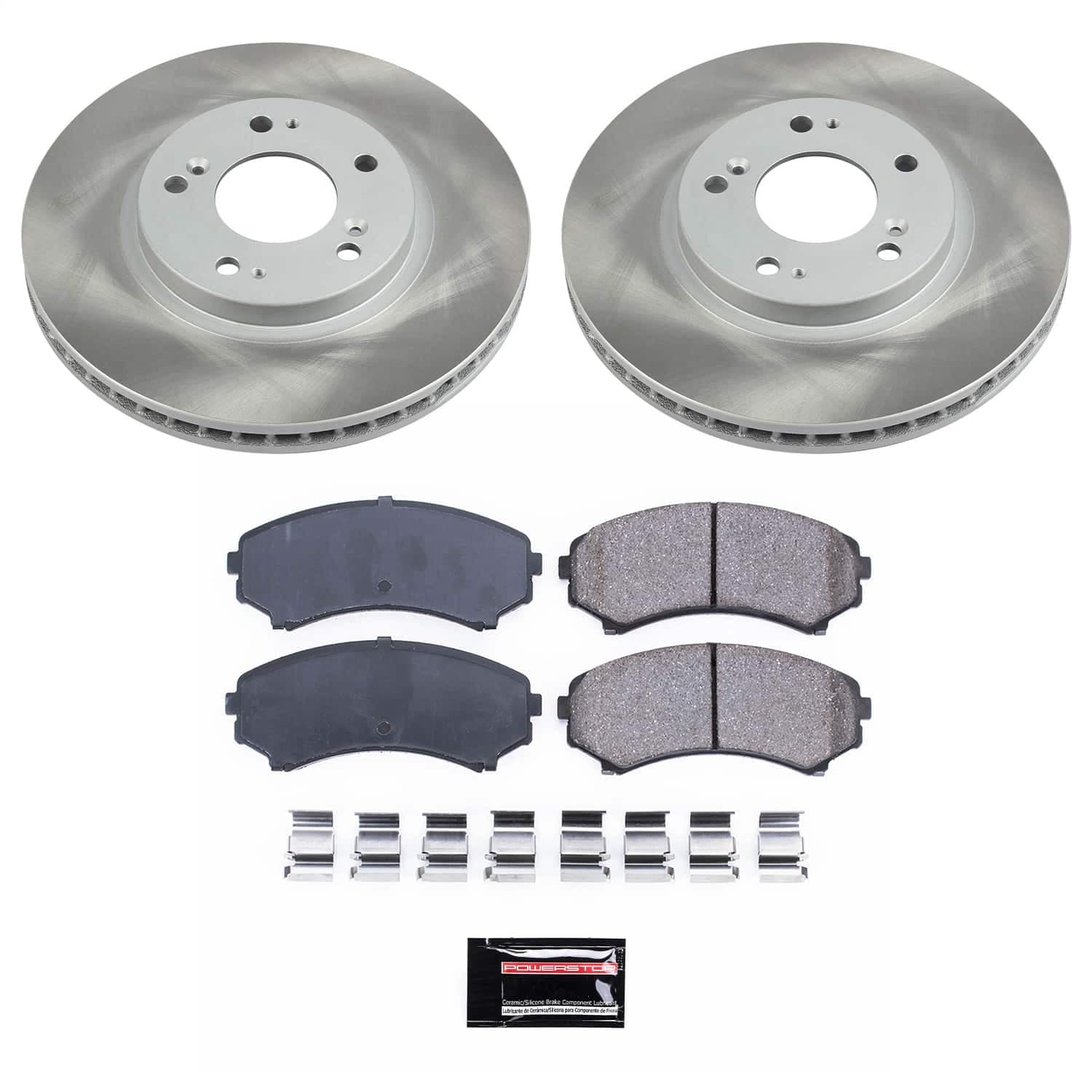 Power Stop - SC5258 - Front - Disc Brake Pad and Rotor Kit image 1