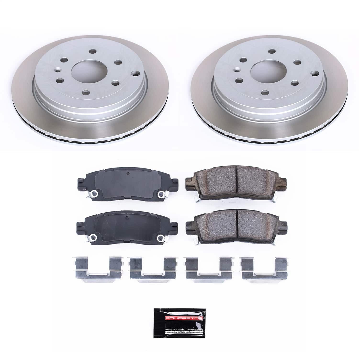 Power Stop - SC5262 - Rear - Disc Brake Pad and Rotor Kit image 1