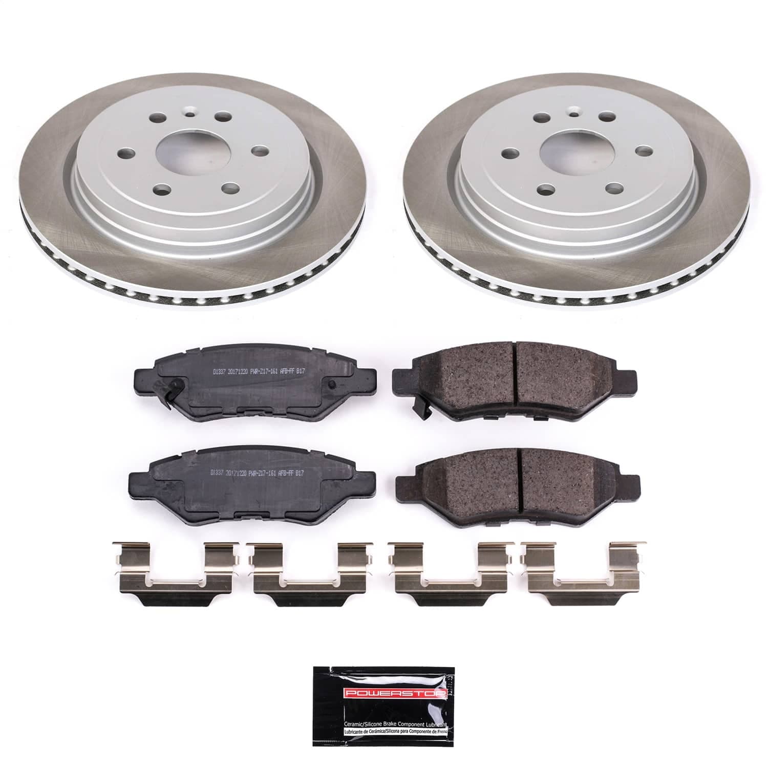 Power Stop - SC5543 - Rear - Disc Brake Pad and Rotor Kit image 1