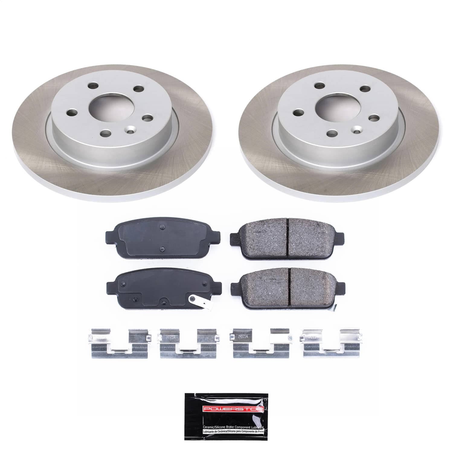 Power Stop - SC5544 - Rear - Disc Brake Pad and Rotor Kit image 1