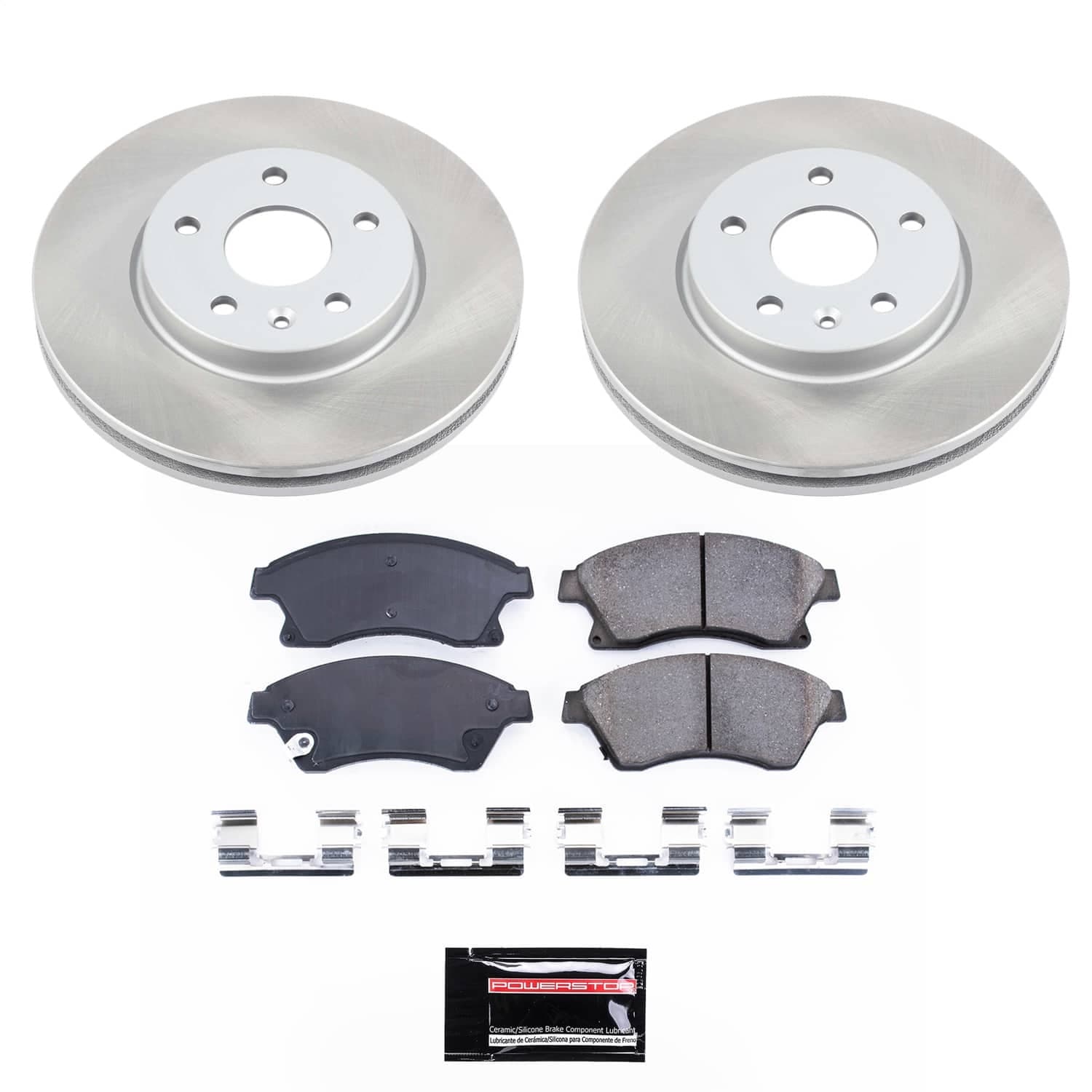 Power Stop - SC5550 - Front - Disc Brake Pad and Rotor Kit image 1