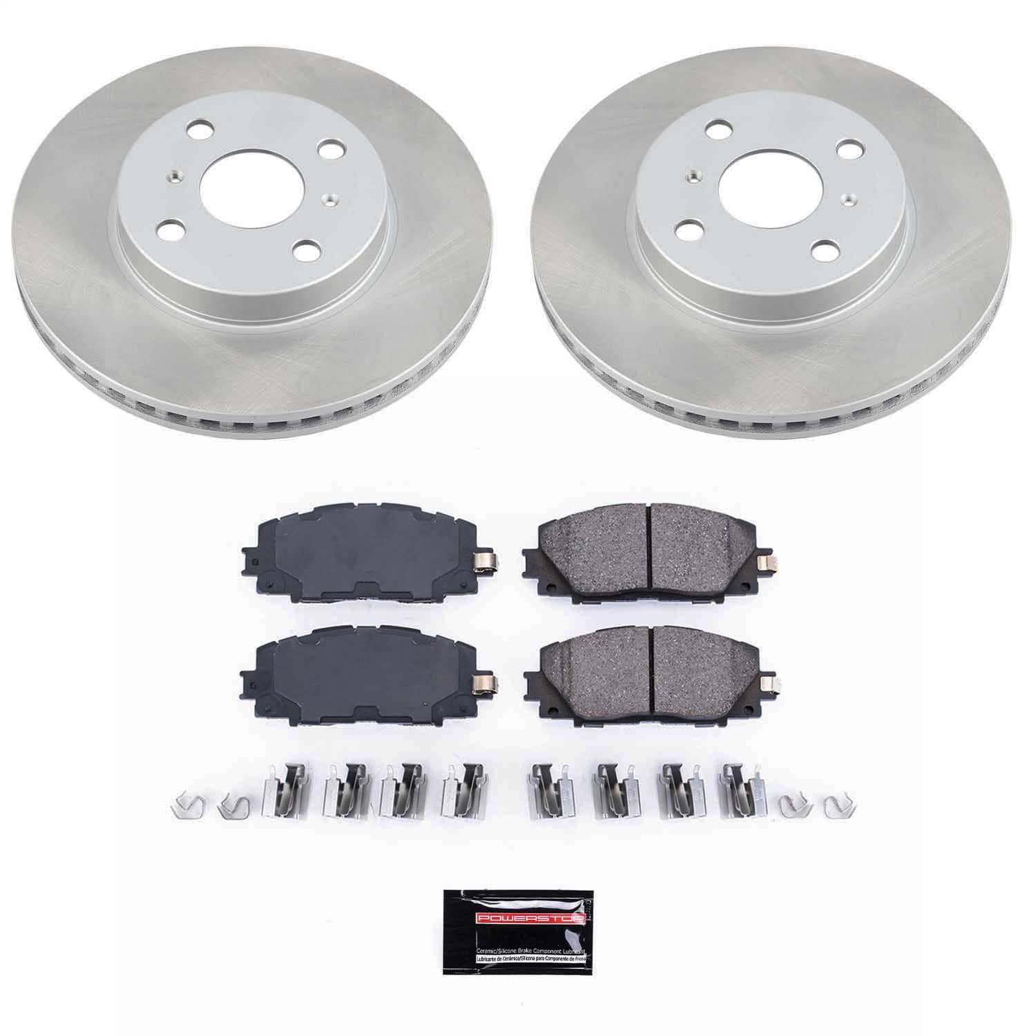 Power Stop - SC5863 - Front - Disc Brake Pad and Rotor Kit image 1