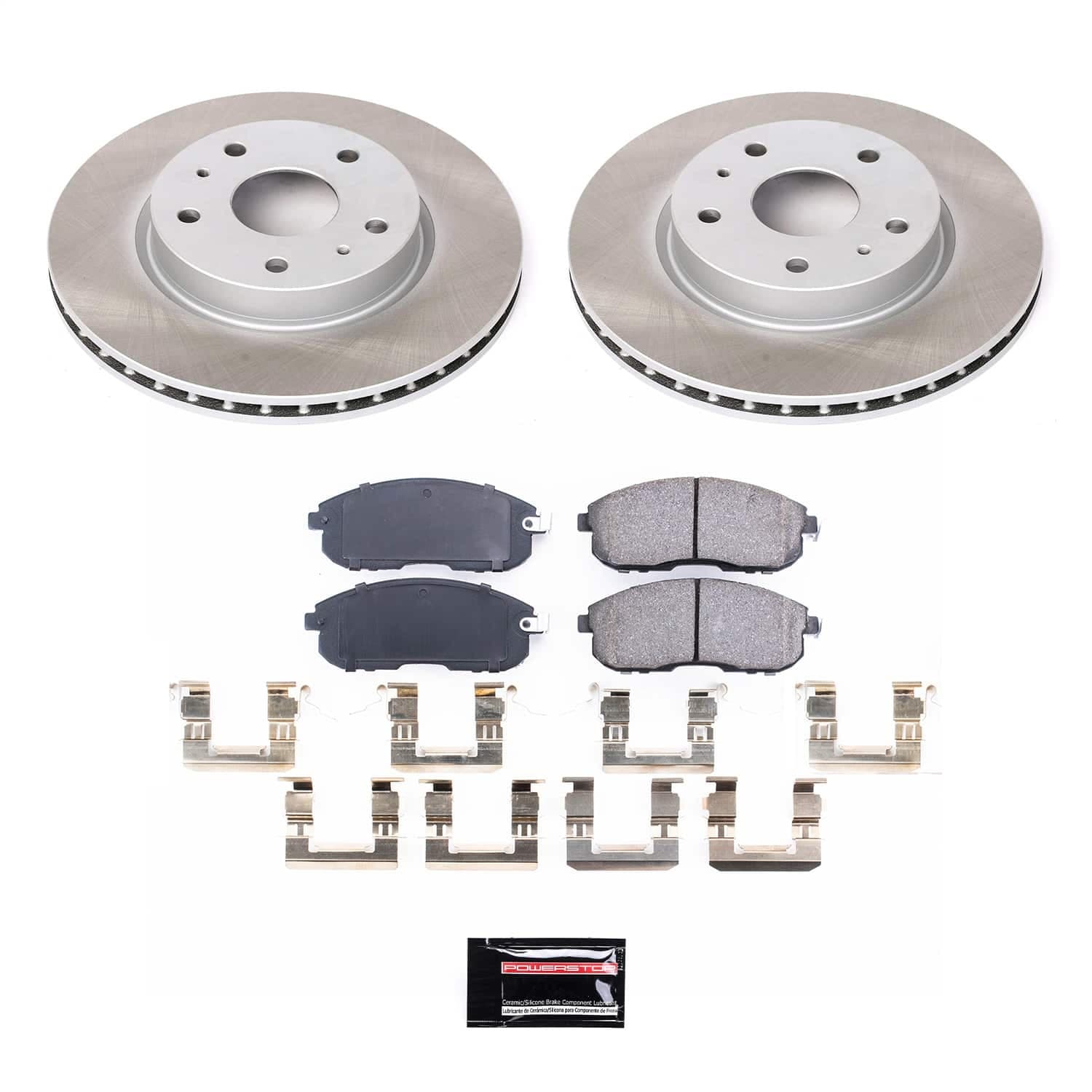 Power Stop - SC5887 - Front - Disc Brake Pad and Rotor Kit image 1