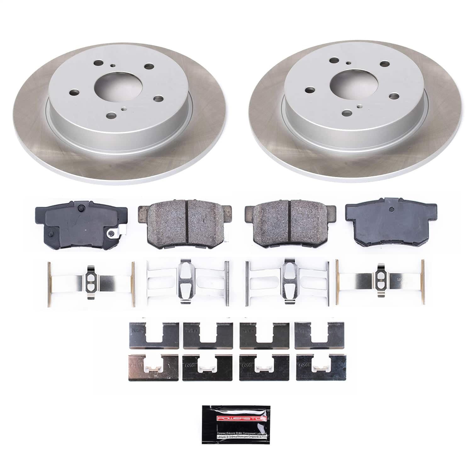 Power Stop - SC5889 - Rear - Disc Brake Pad and Rotor Kit image 1