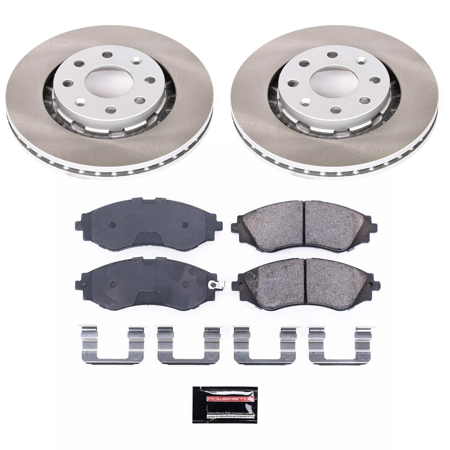 Power Stop - SC5893 - Front - Disc Brake Pad and Rotor Kit image 1