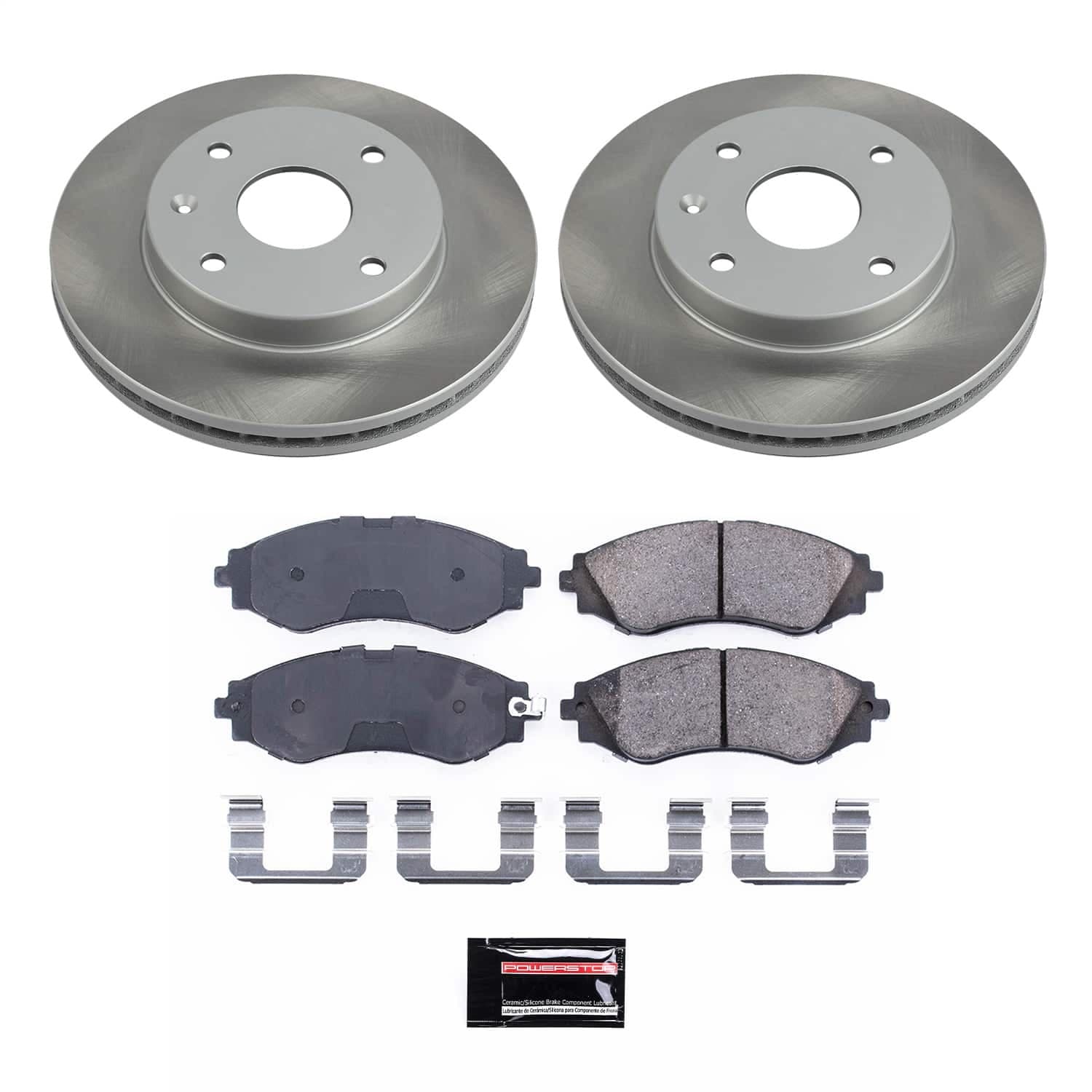 Power Stop - SC5894 - Front - Disc Brake Pad and Rotor Kit image 1