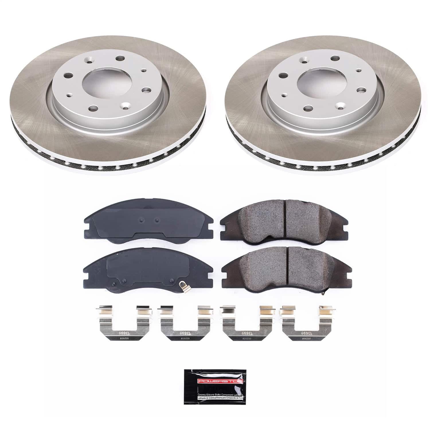 Power Stop - SC5903 - Front - Disc Brake Pad and Rotor Kit image 1