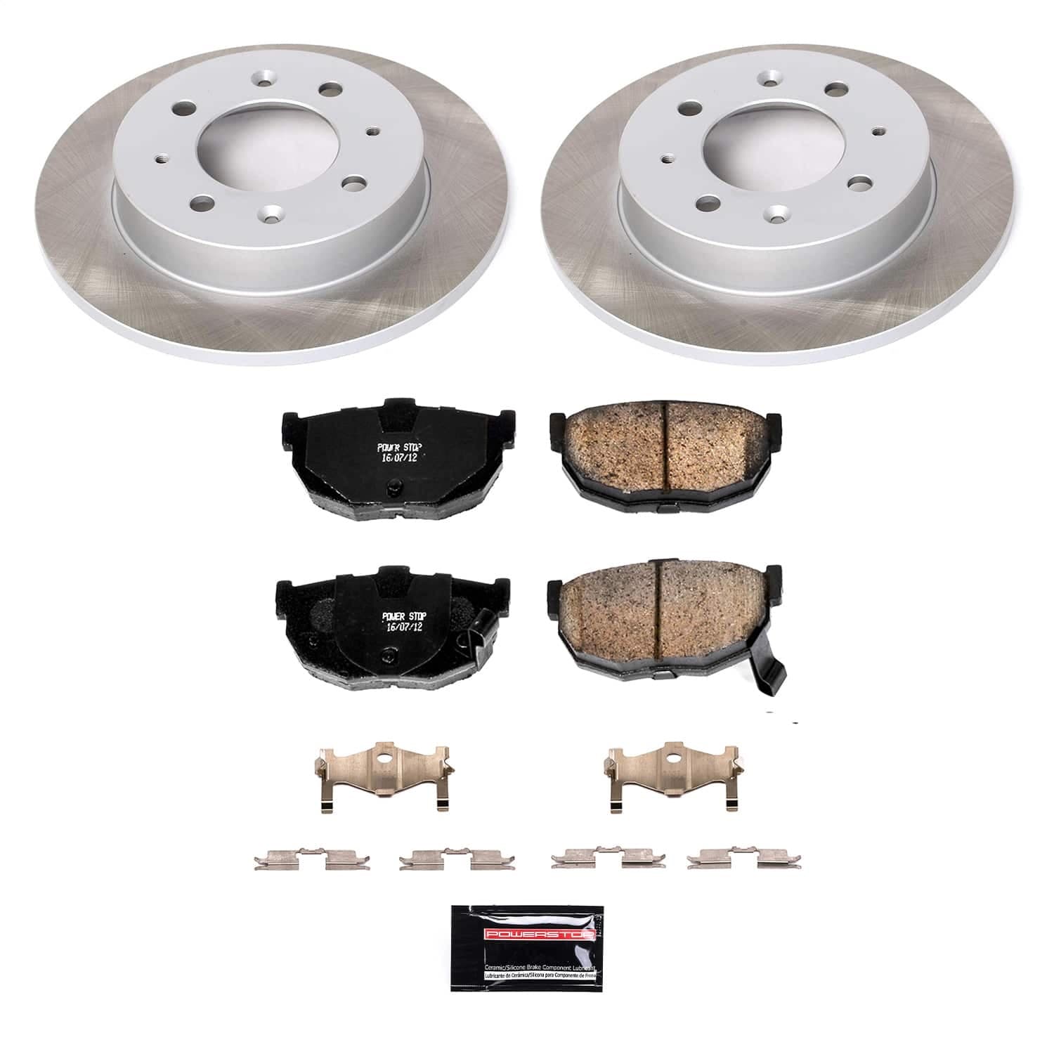 Power Stop - SC5905 - Rear - Disc Brake Pad and Rotor Kit image 1