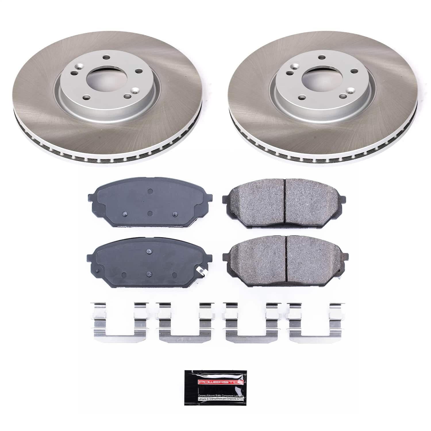 Power Stop - SC5918 - Front - Disc Brake Pad and Rotor Kit image 1