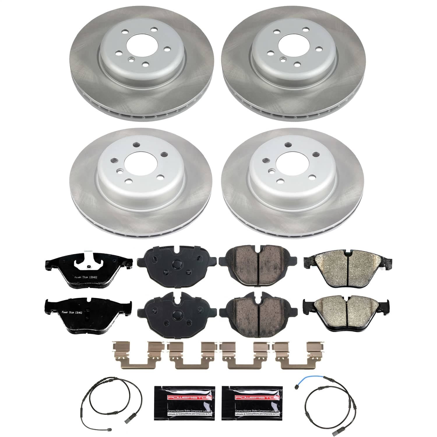 Power Stop - SC6023 - Front and Rear - Disc Brake Pad and Rotor Kit image 1