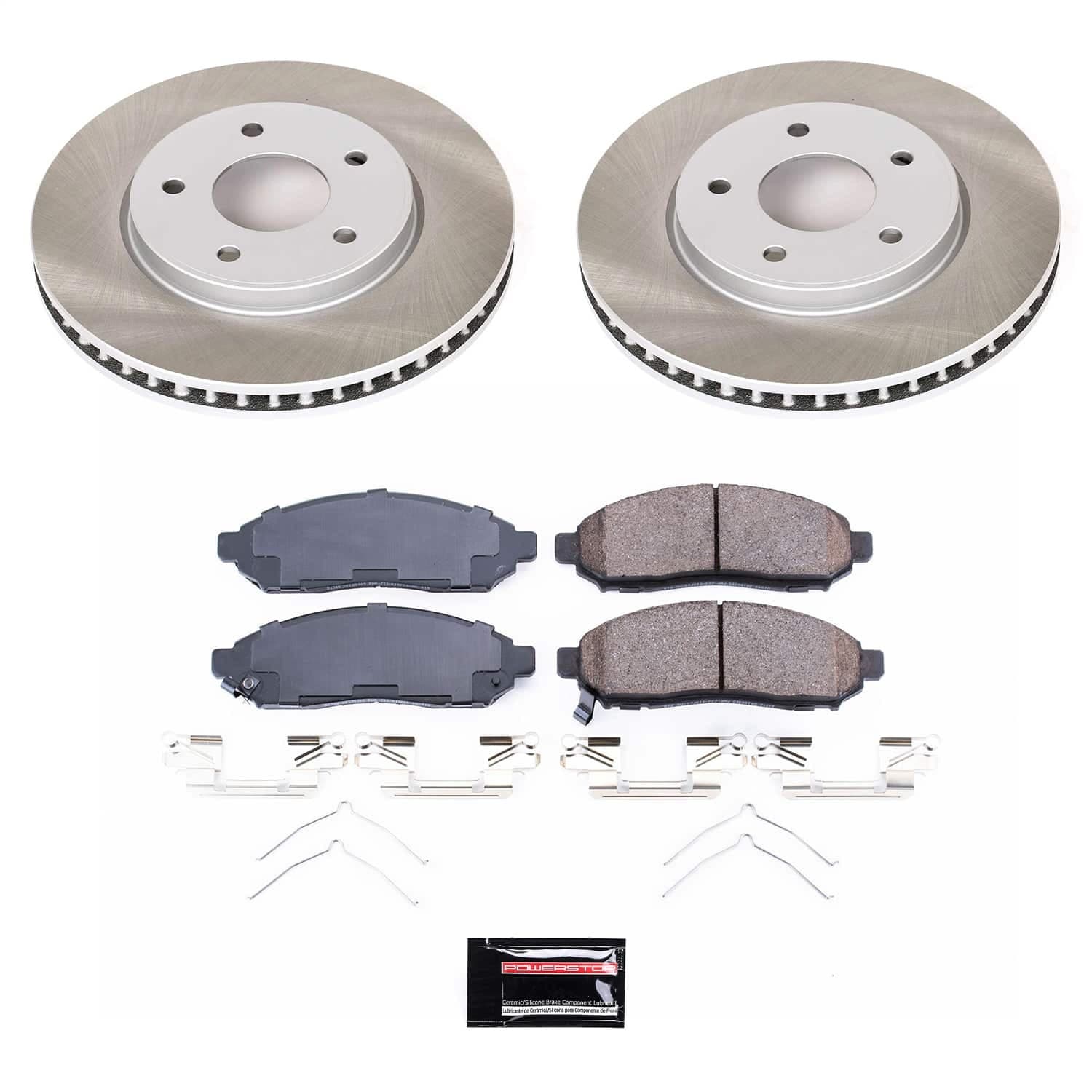 Power Stop - SC6492 - Front - Disc Brake Pad and Rotor Kit image 1