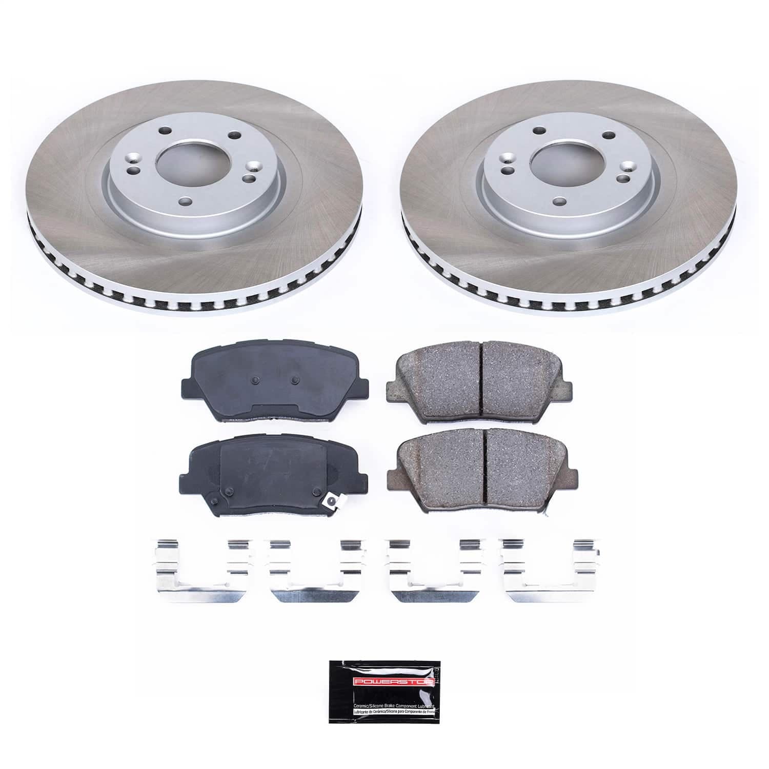 Power Stop - SC7064 - Front - Disc Brake Pad and Rotor Kit image 1