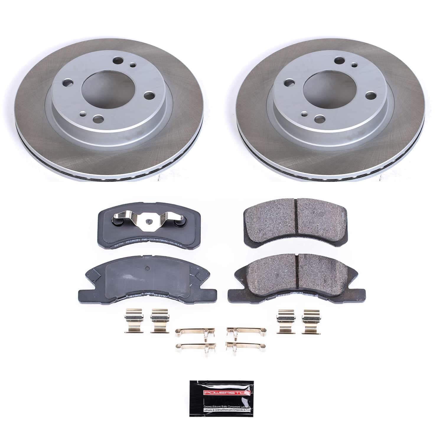 Power Stop - SC7217 - Front - Disc Brake Pad and Rotor Kit image 1