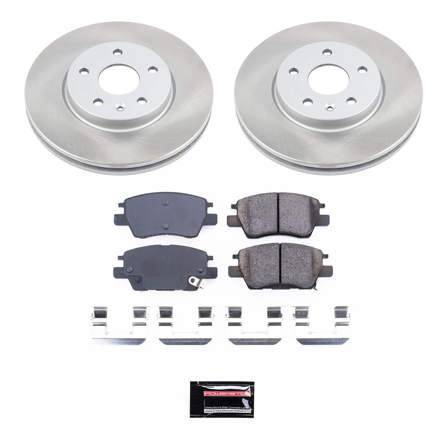 Power Stop - SC7399 - Front - Disc Brake Pad and Rotor Kit image 1