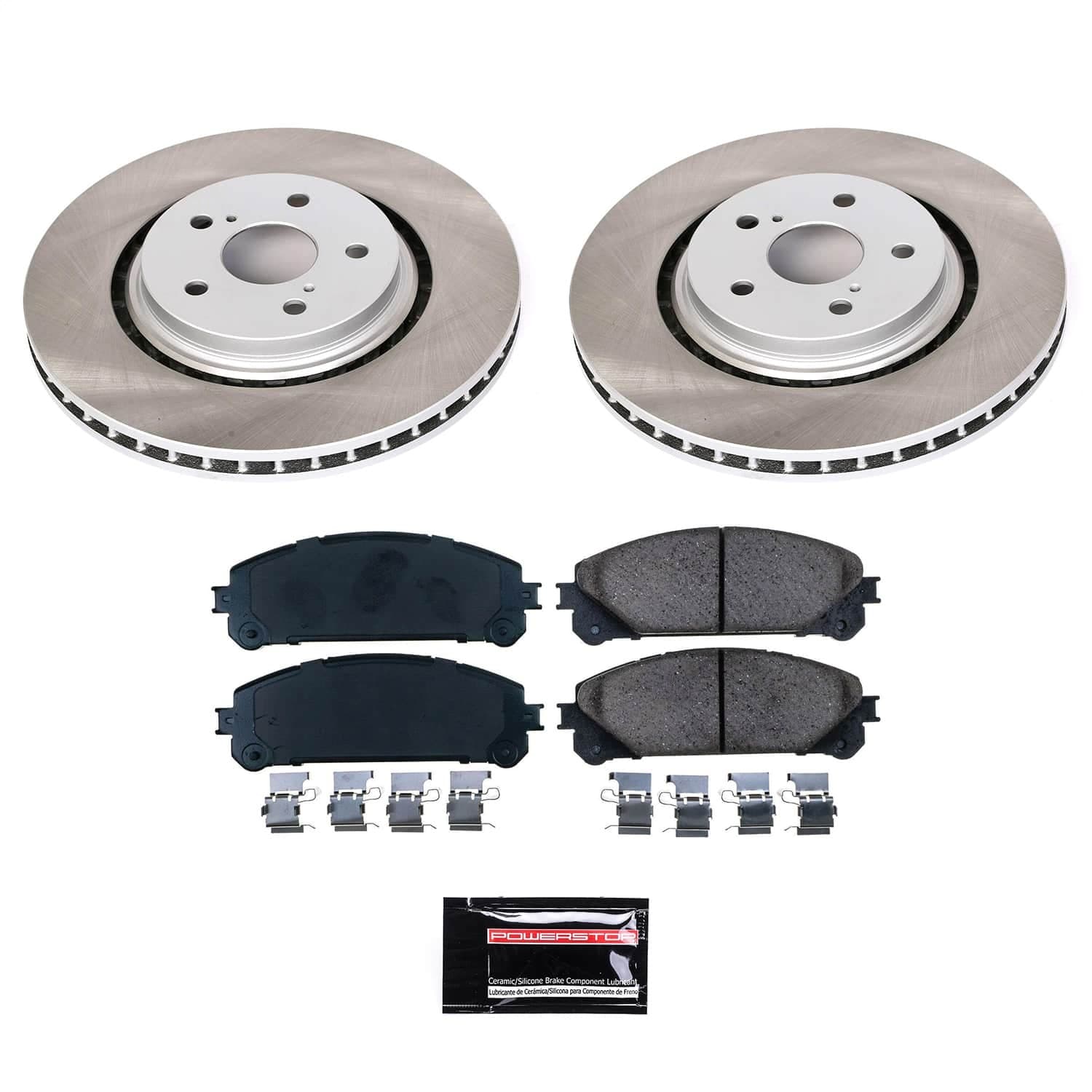 Power Stop - SC7688 - Front - Disc Brake Pad and Rotor Kit image 1