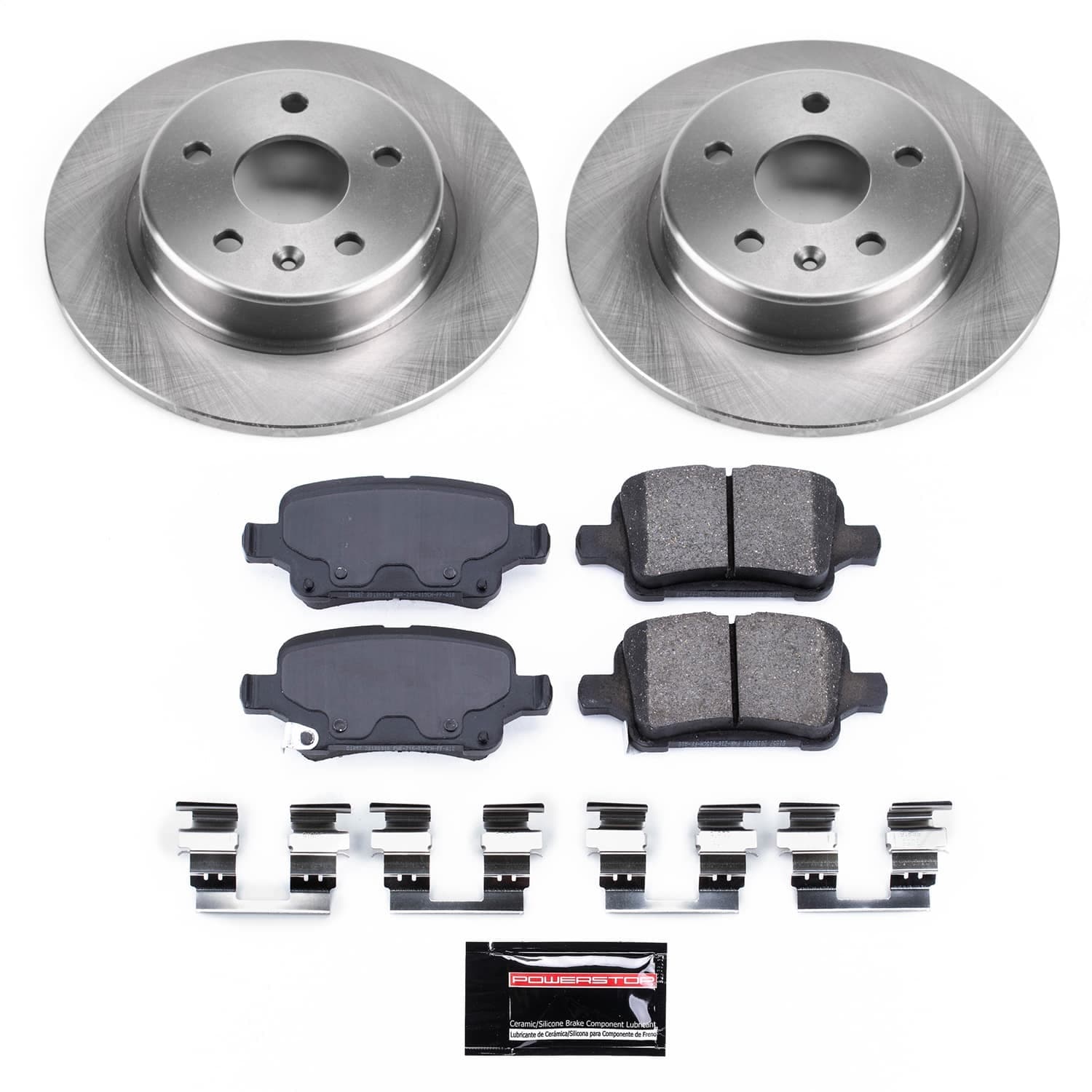 Power Stop - SC7720 - Rear - Disc Brake Pad and Rotor Kit image 1