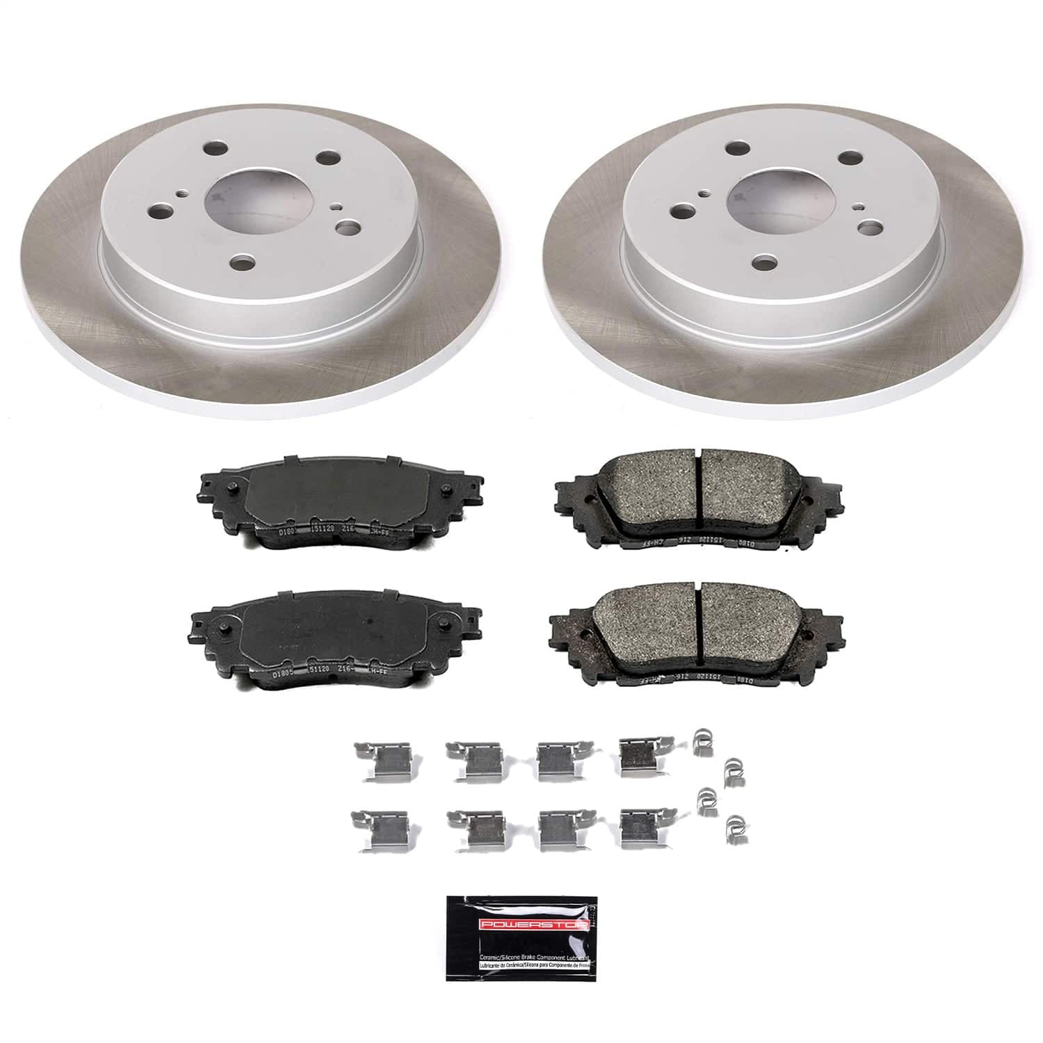 Power Stop - SC7739 - Rear - Disc Brake Pad and Rotor Kit image 1