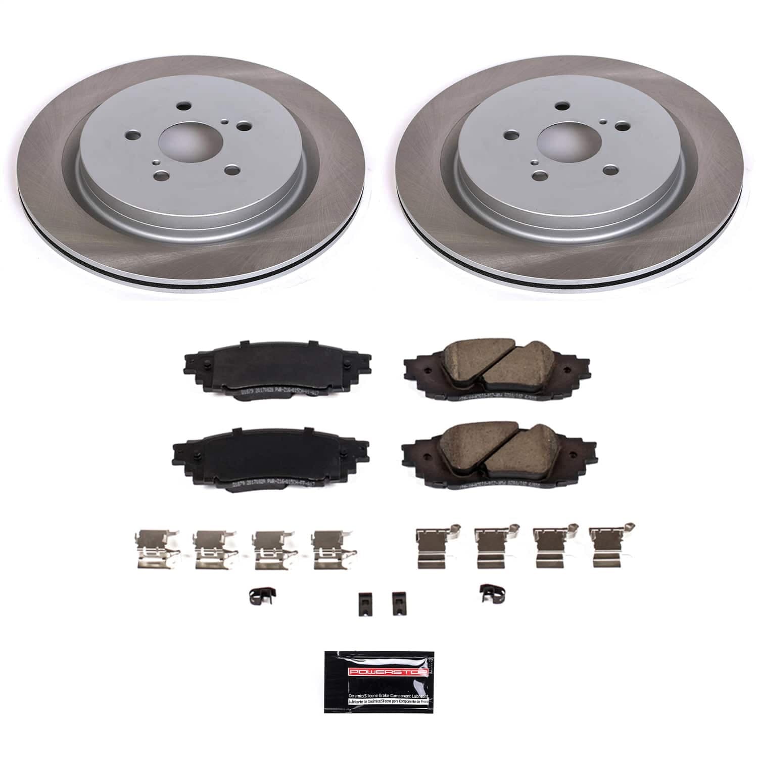 Power Stop - SC7740 - Rear - Disc Brake Pad and Rotor Kit image 1