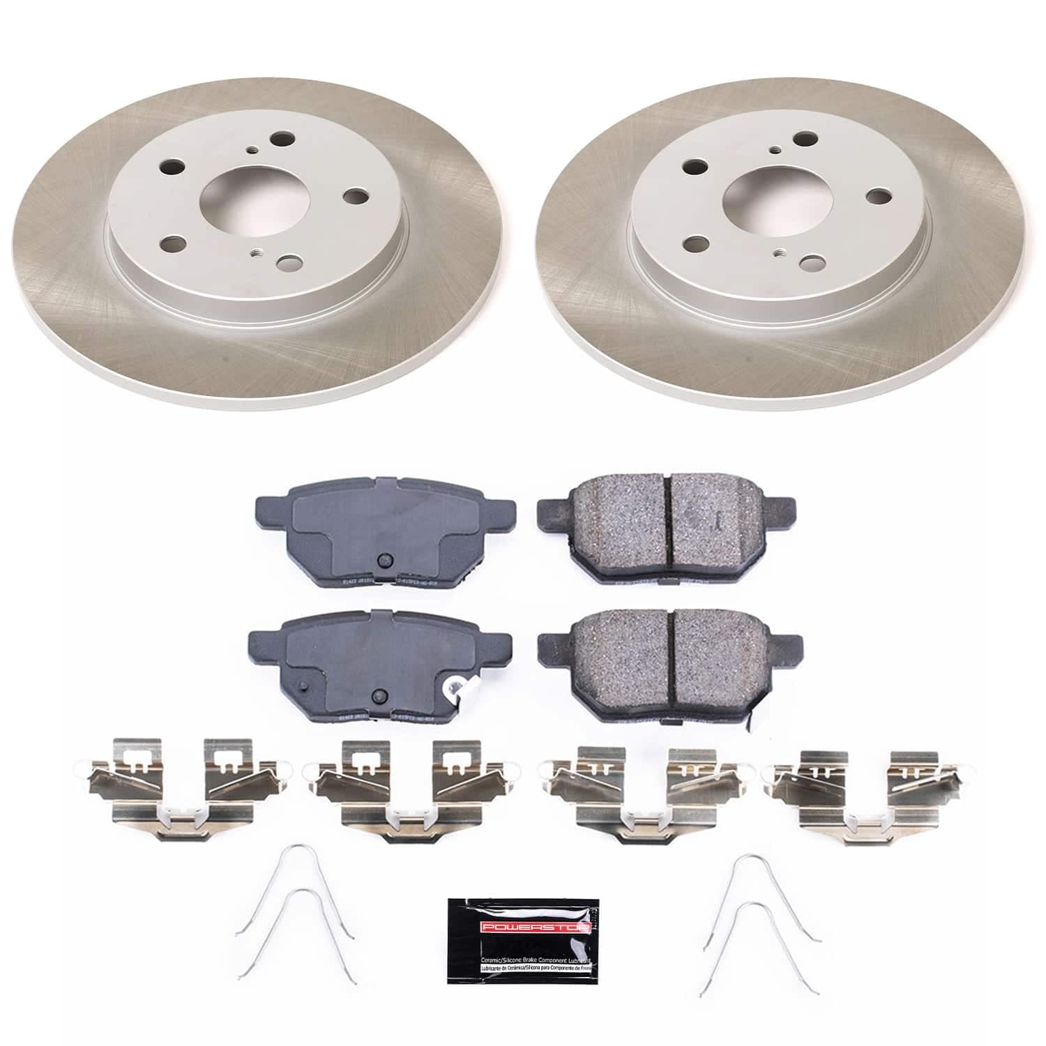 Power Stop - SC7753 - Rear - Disc Brake Pad and Rotor Kit image 1