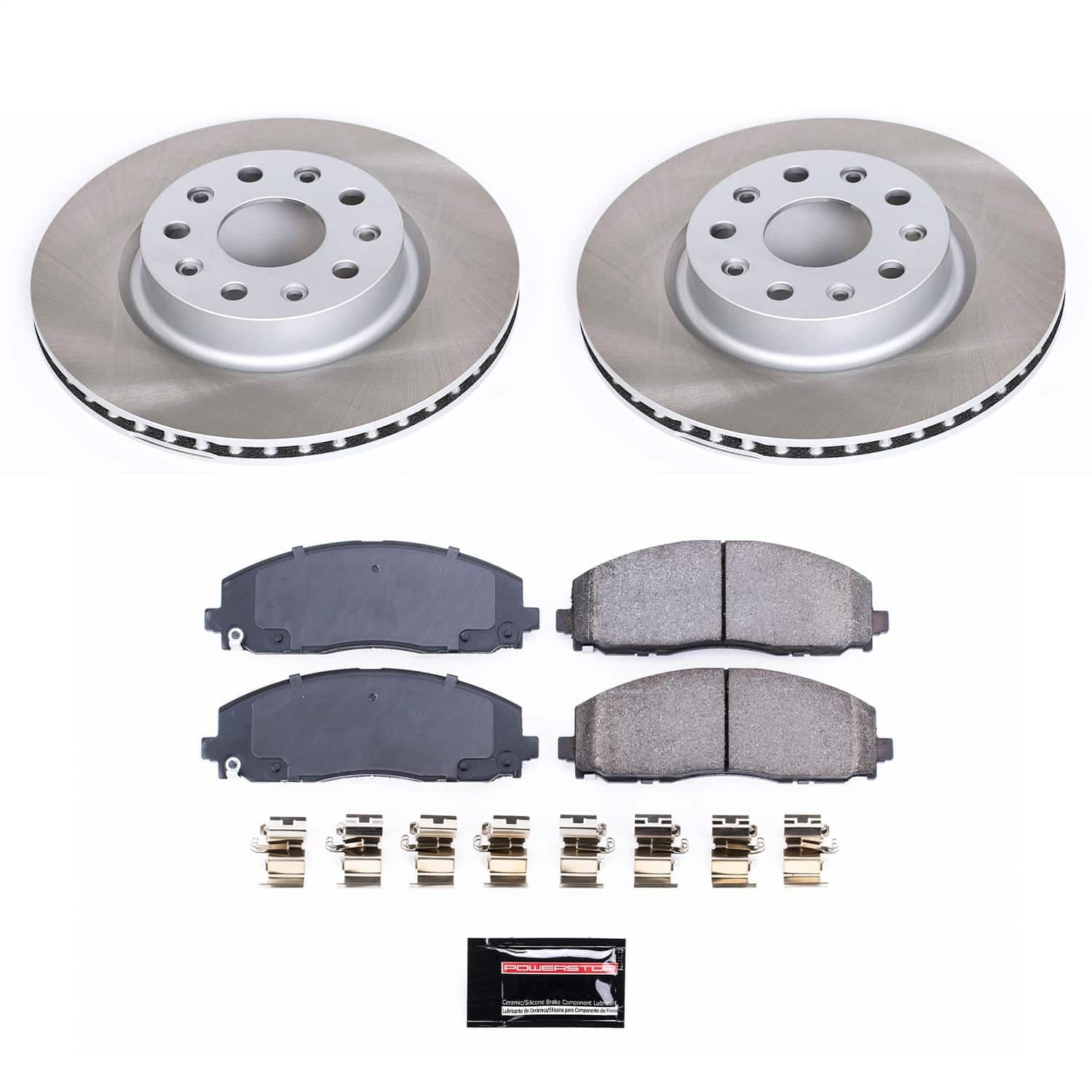 Power Stop - SC7941 - Front - Disc Brake Pad and Rotor Kit image 1
