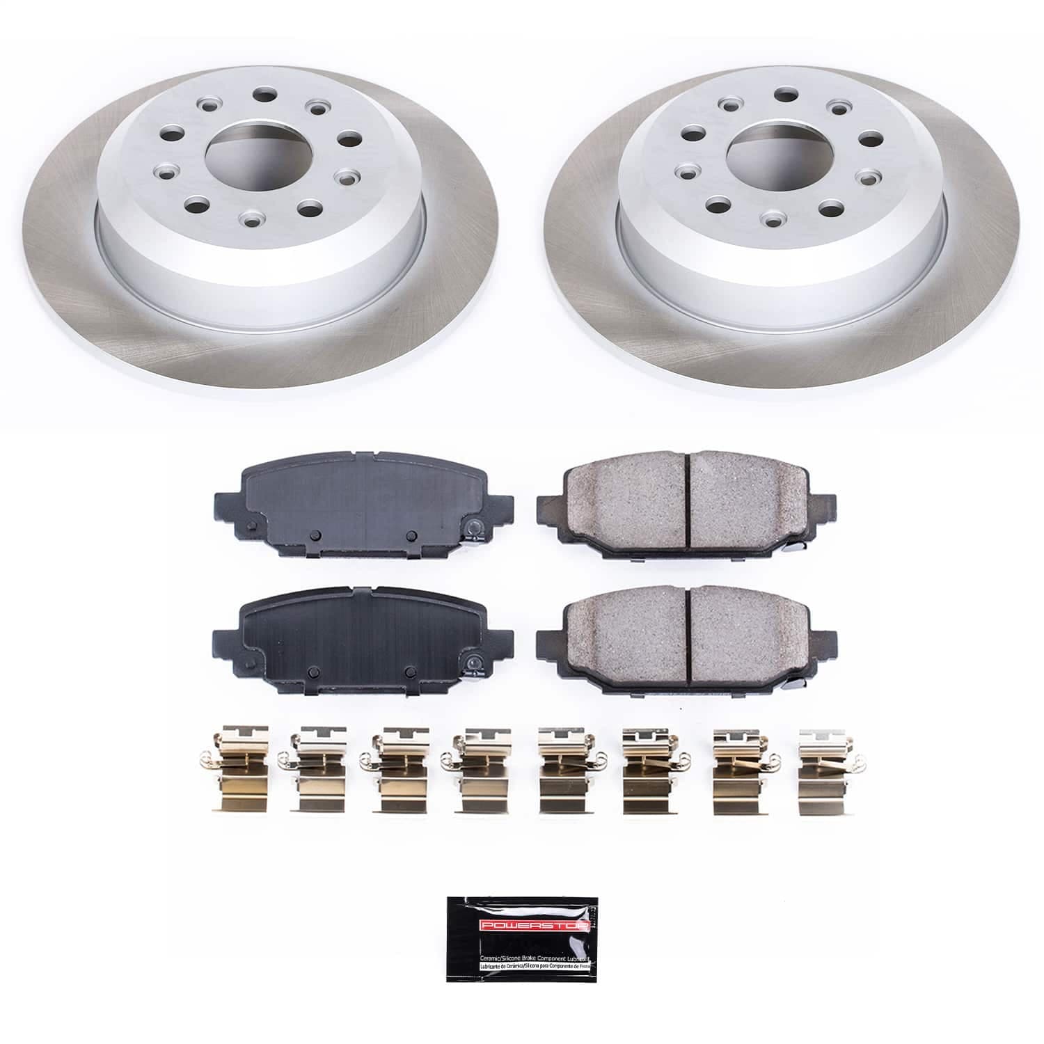 Power Stop - SC7943 - Rear - Disc Brake Pad and Rotor Kit image 1