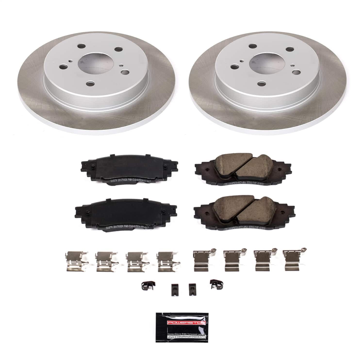 Power Stop - SC8333 - Rear - Disc Brake Pad and Rotor Kit image 1