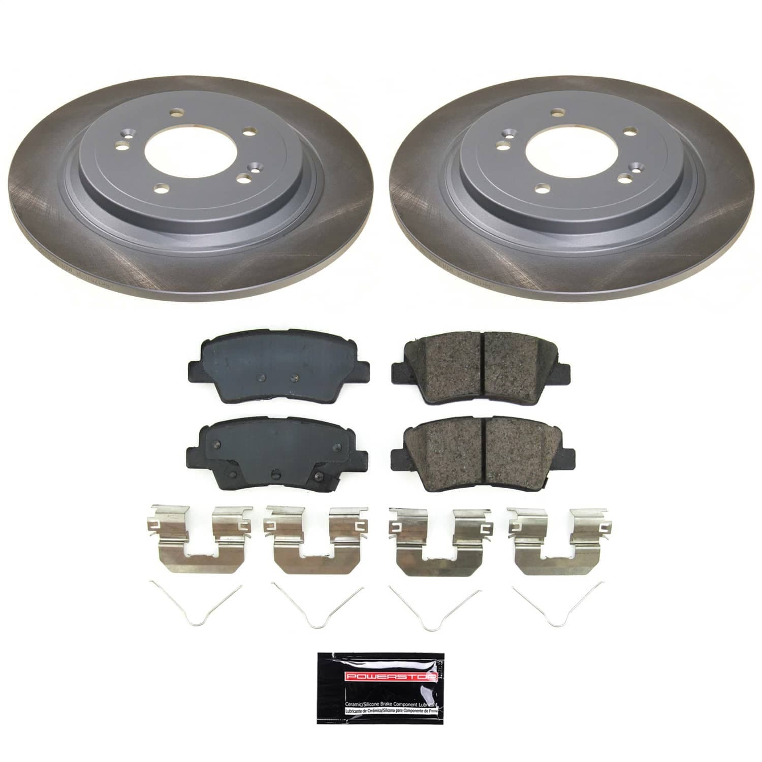 Power Stop - SC8619 - Rear - Disc Brake Pad and Rotor Kit image 1
