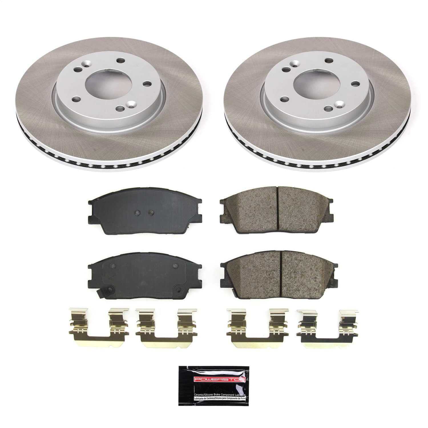 Power Stop - SC8663 - Front - Disc Brake Pad and Rotor Kit image 1