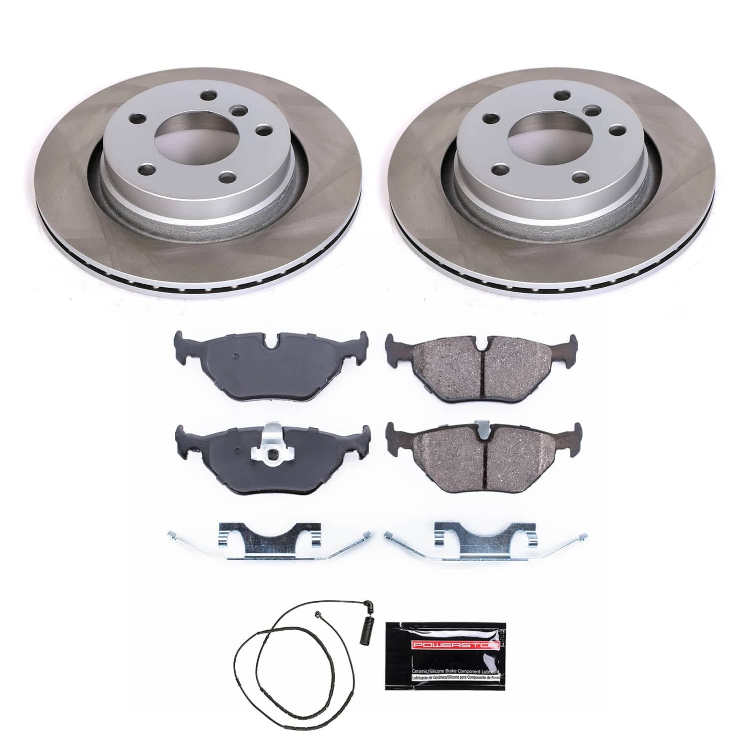 Power Stop - SC877 - Rear - Disc Brake Pad and Rotor Kit image 1