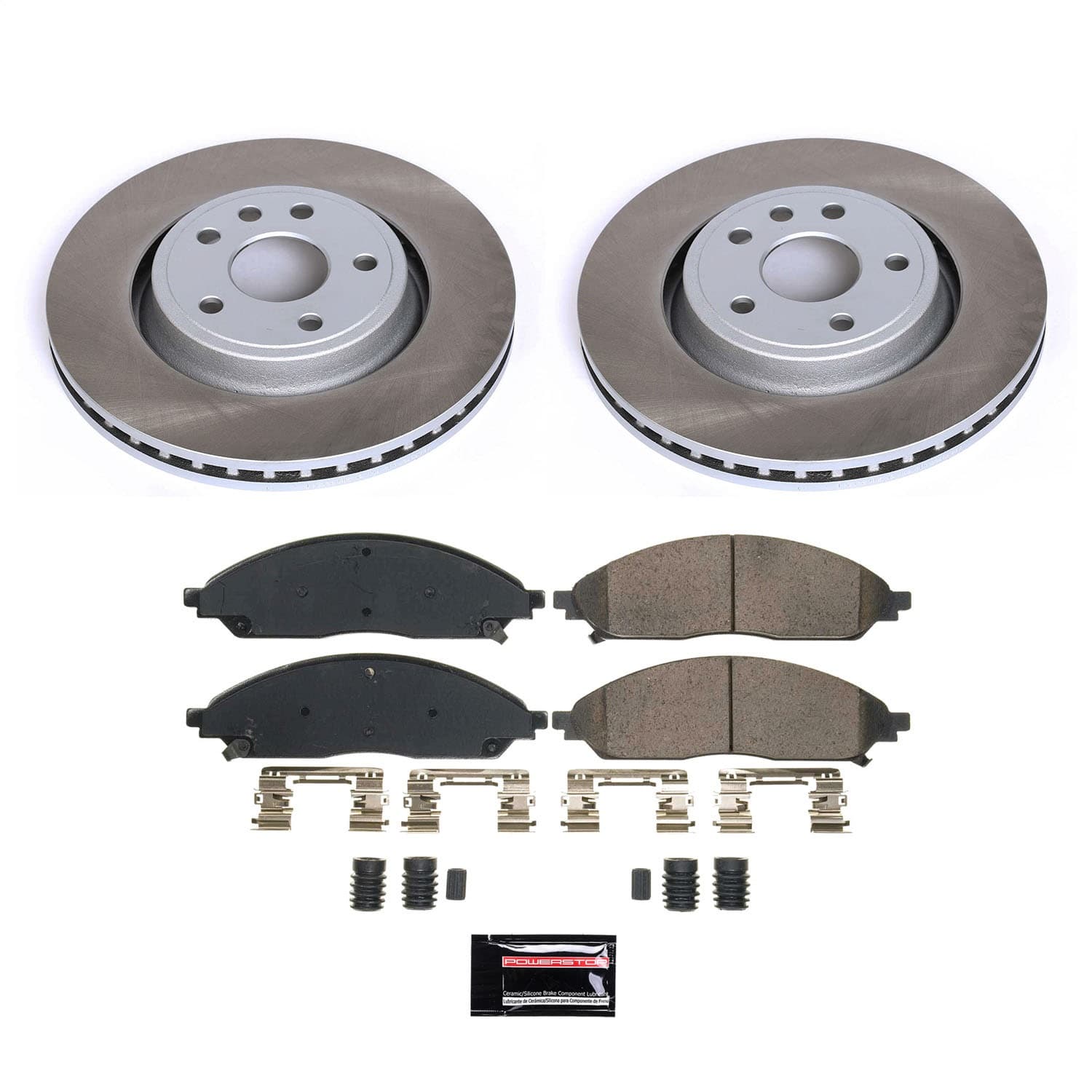 Power Stop - SC9241 - Front - Disc Brake Pad and Rotor Kit image 1