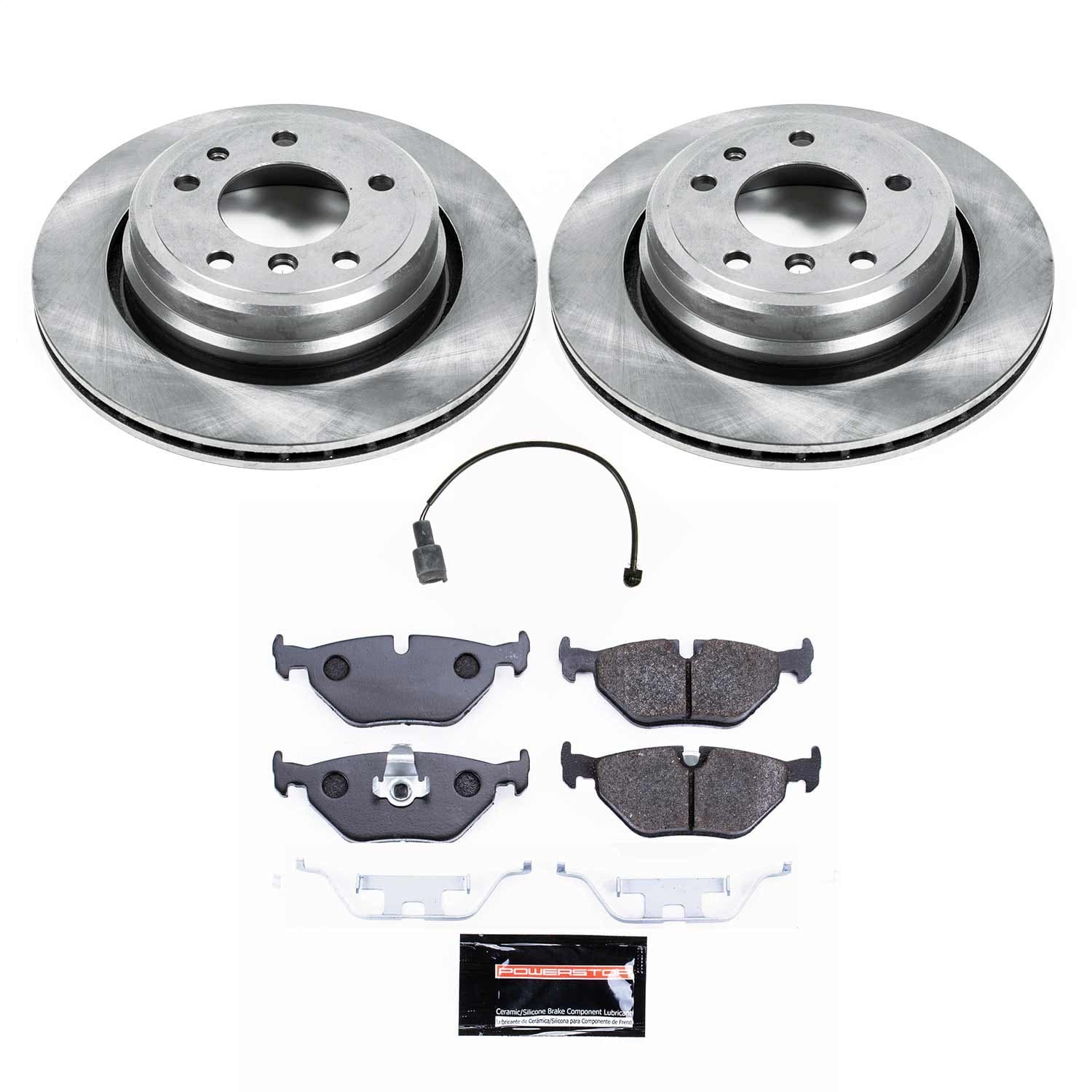 Power Stop - TDBK557 - Rear - Disc Brake Pad and Rotor Kit image 1