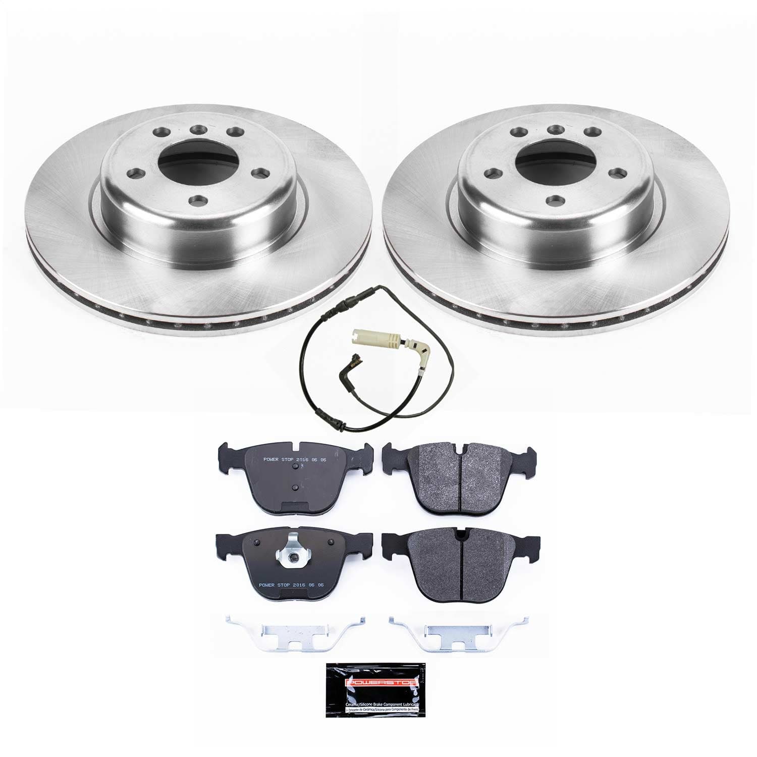 Power Stop - TDBK5694 - Rear - Disc Brake Pad and Rotor Kit image 1