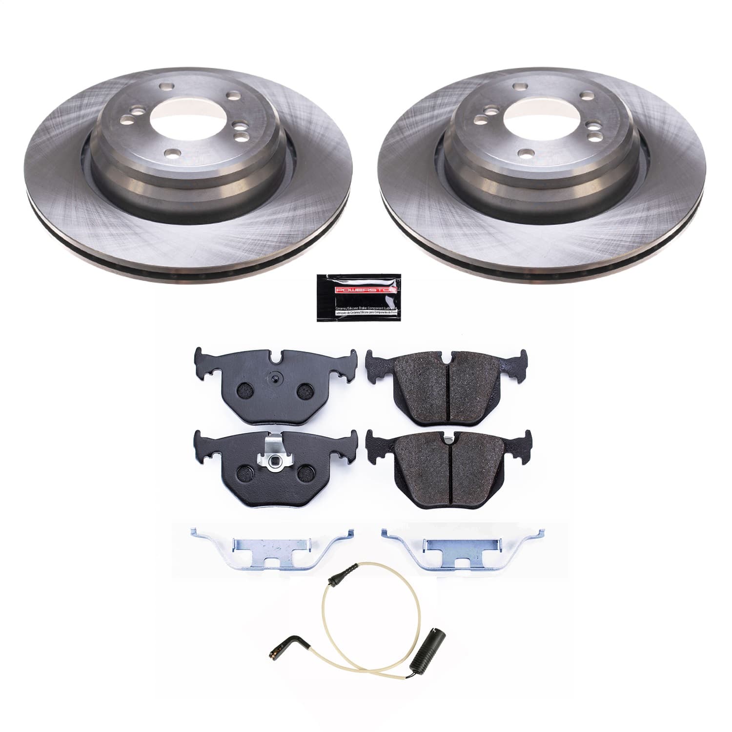 Power Stop - TDBK5731 - Rear - Disc Brake Pad and Rotor Kit image 1