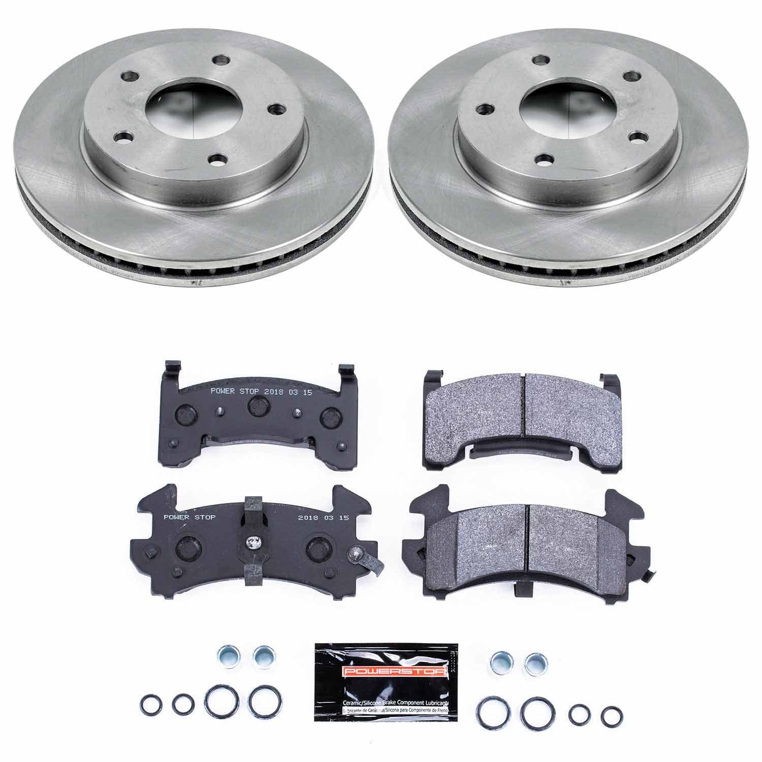 Power Stop - TDSK3003 - Rear - Disc Brake Pad and Rotor Kit image 1