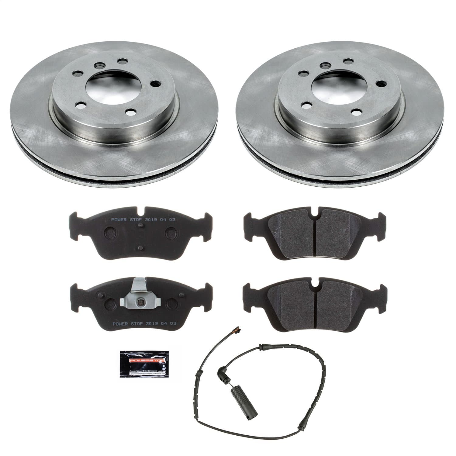 Power Stop - TDSK869 - Front - Disc Brake Pad and Rotor Kit image 1