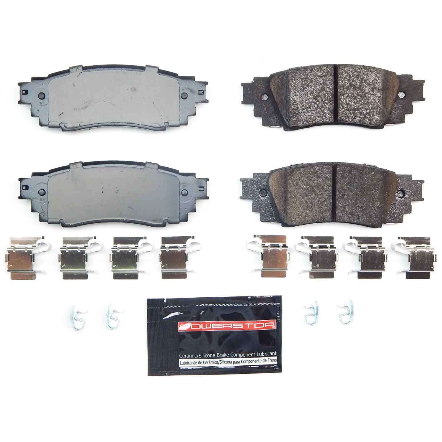 Power Stop - Z23-1879B - Rear - Disc Brake Pad and Rotor Kit image 1
