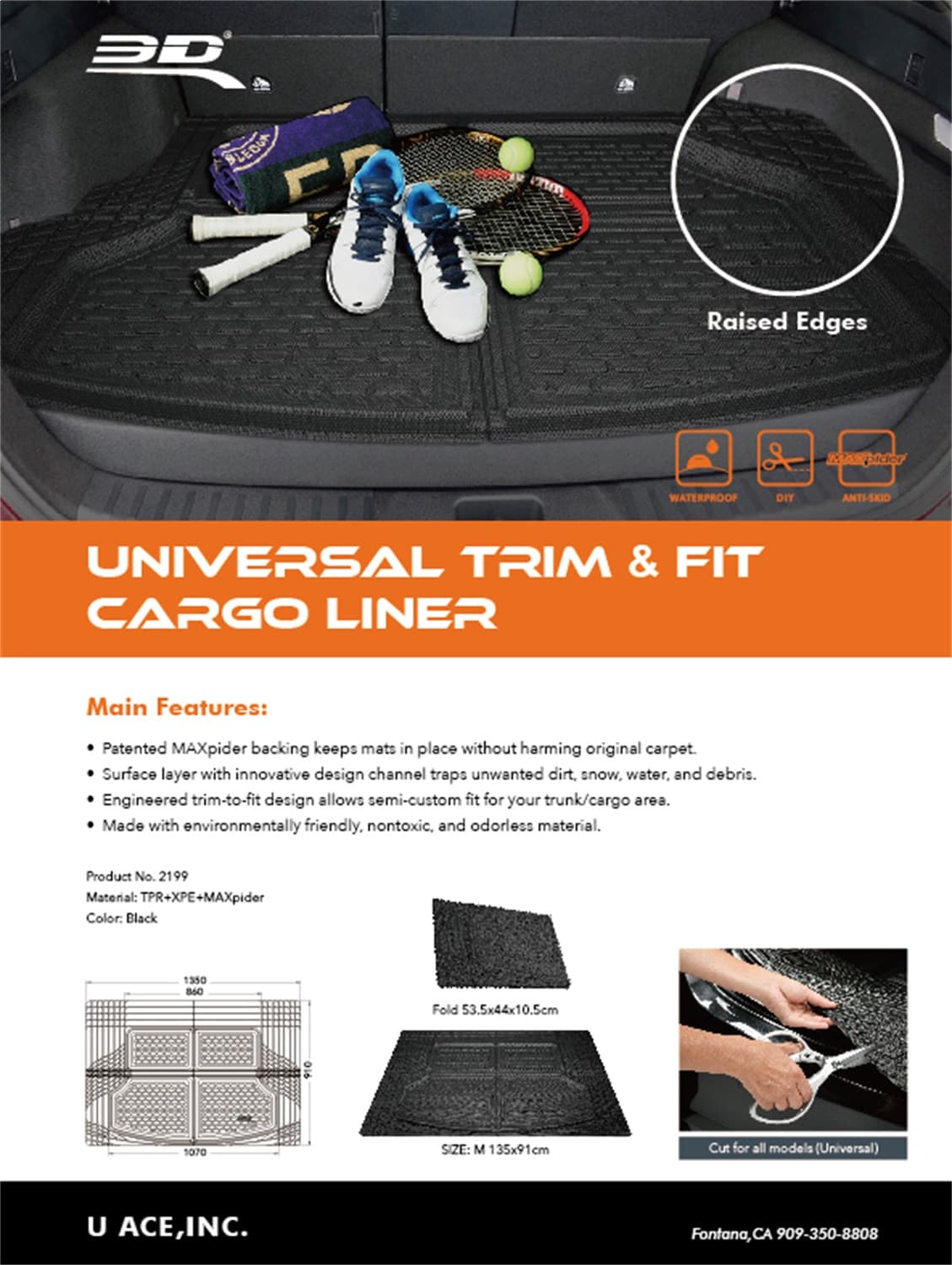3D MAXpider - 2199M-09 - Cargo Area Liner image 3