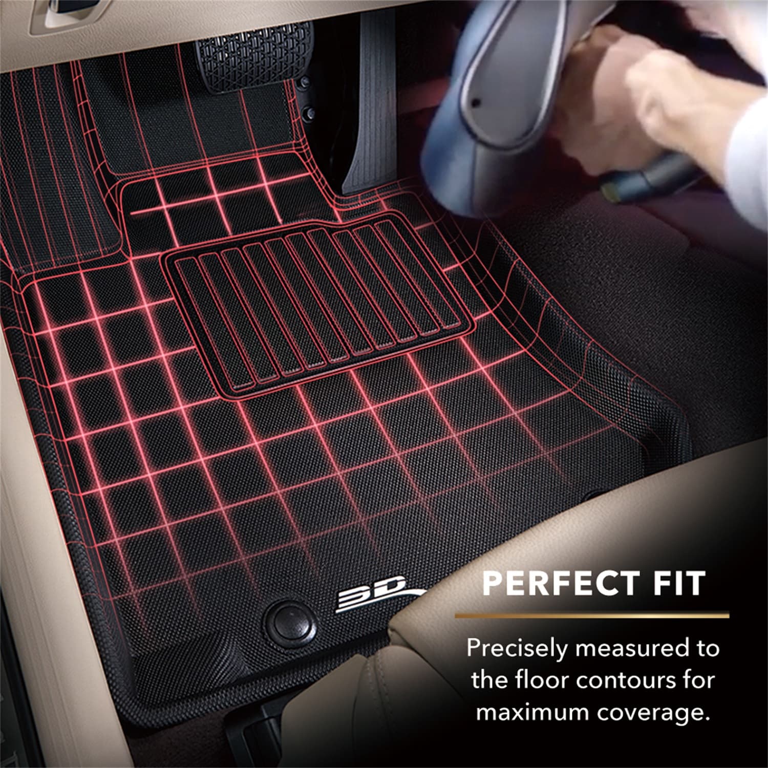 3D MAXpider - L1BC03221509 - Rear - Floor Mat Set image 2