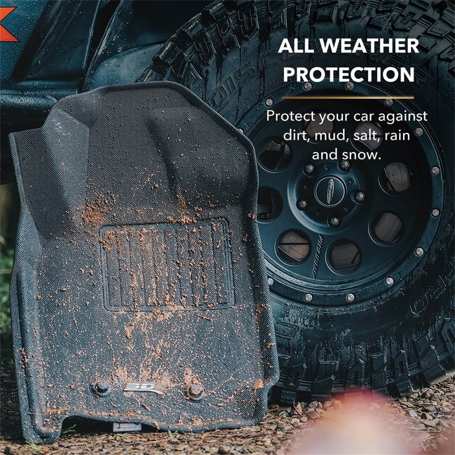 3D MAXpider - L1BC03221509 - Rear - Floor Mat Set image 3