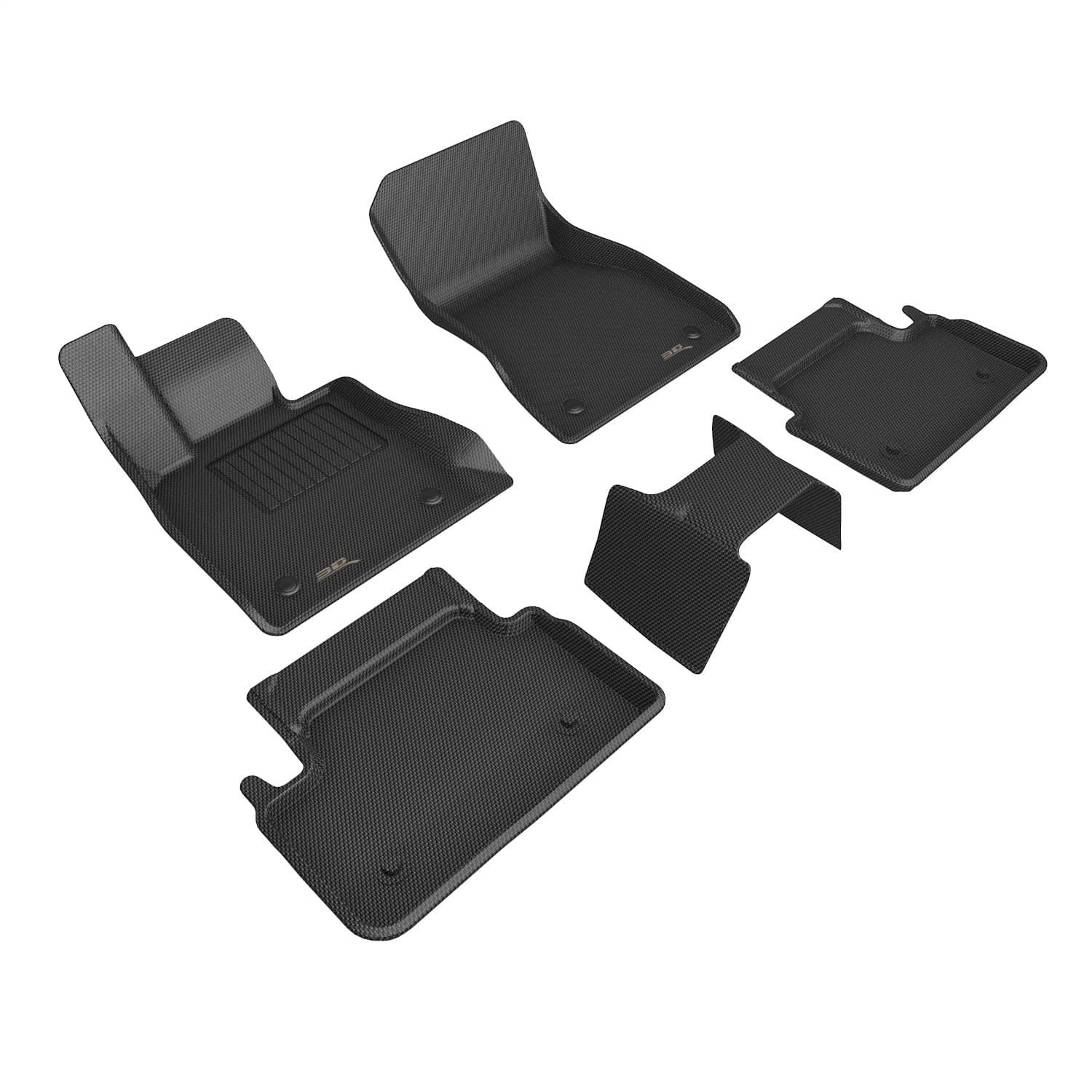 3D MAXpider - L1BM15301509 - Front and Rear - Floor Mat Set image 1