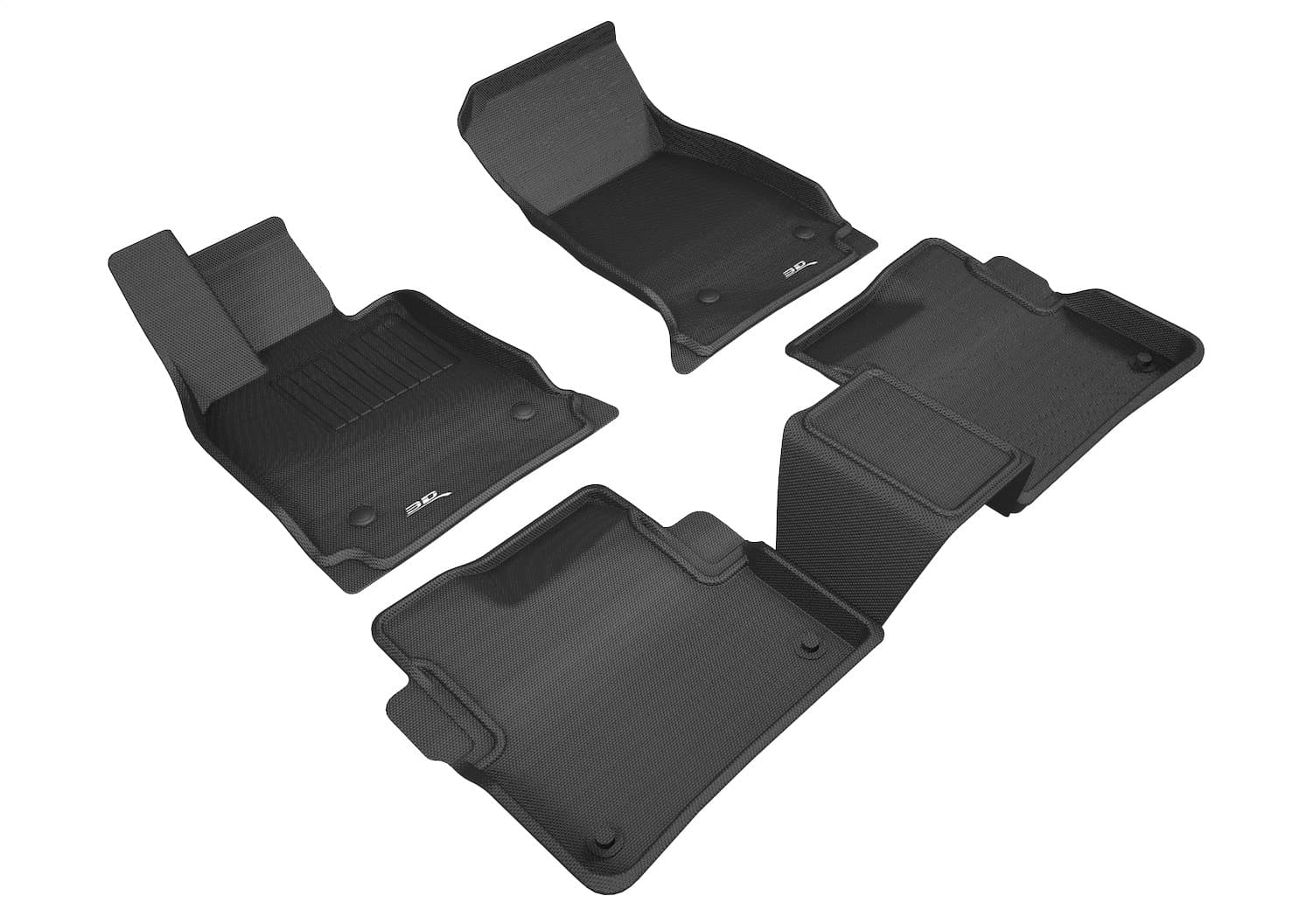 3D MAXpider - L1CD01701509 - Front and Rear - Floor Mat Set image 1