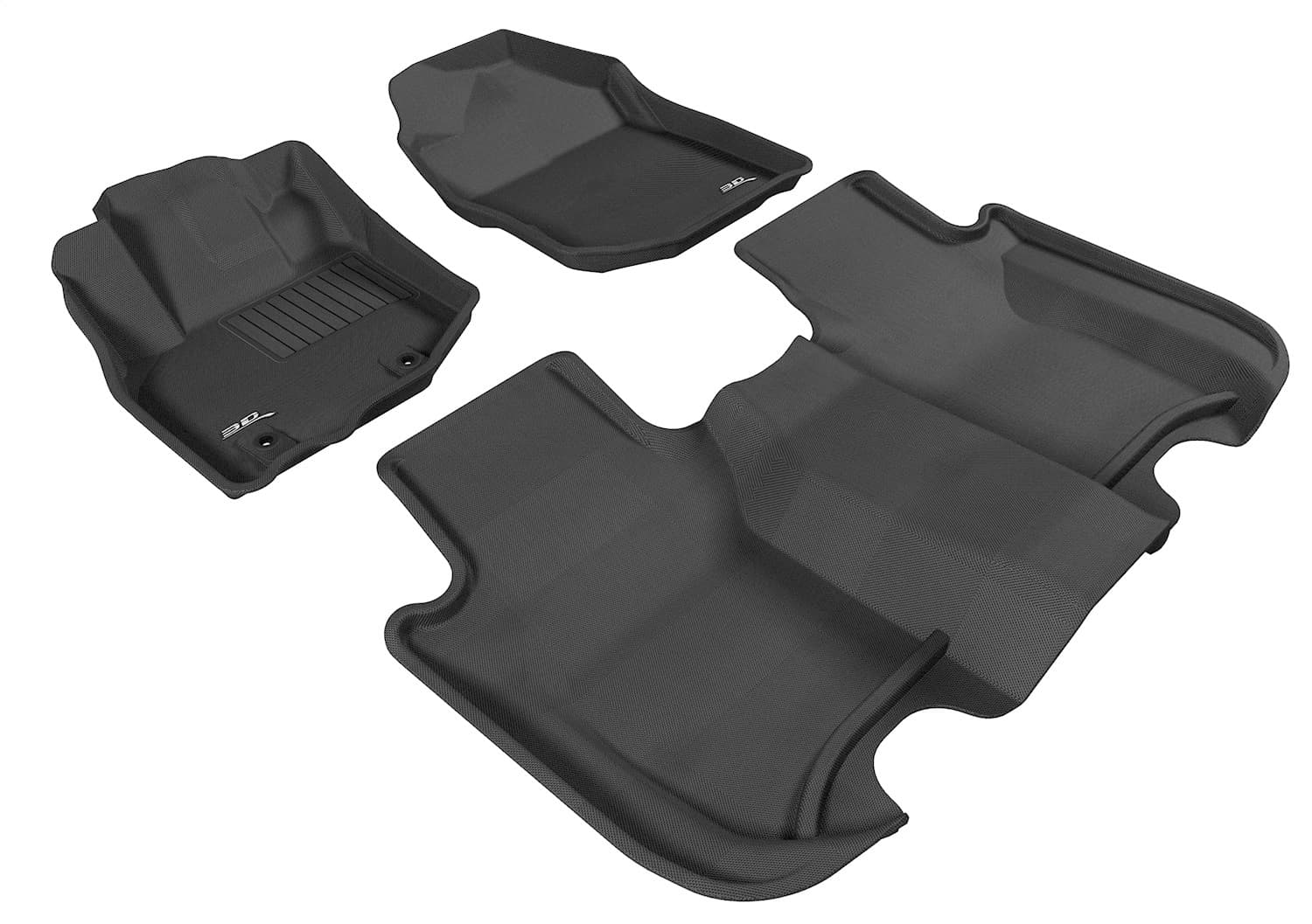 3D MAXpider - L1HD04201509 - Front and Rear - Floor Mat Set image 1