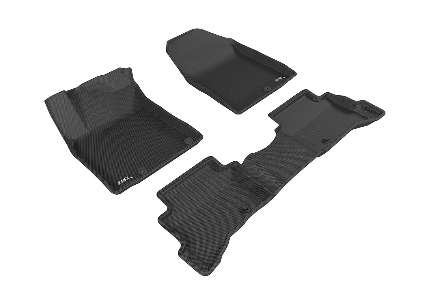 3D MAXpider - L1HY07801509 - Front and Rear - Floor Mat Set image 1