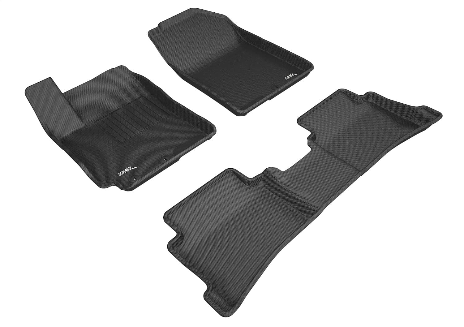3D MAXpider - L1HY08701509 - Front Rear and Third Row - Floor Mat Set image 1
