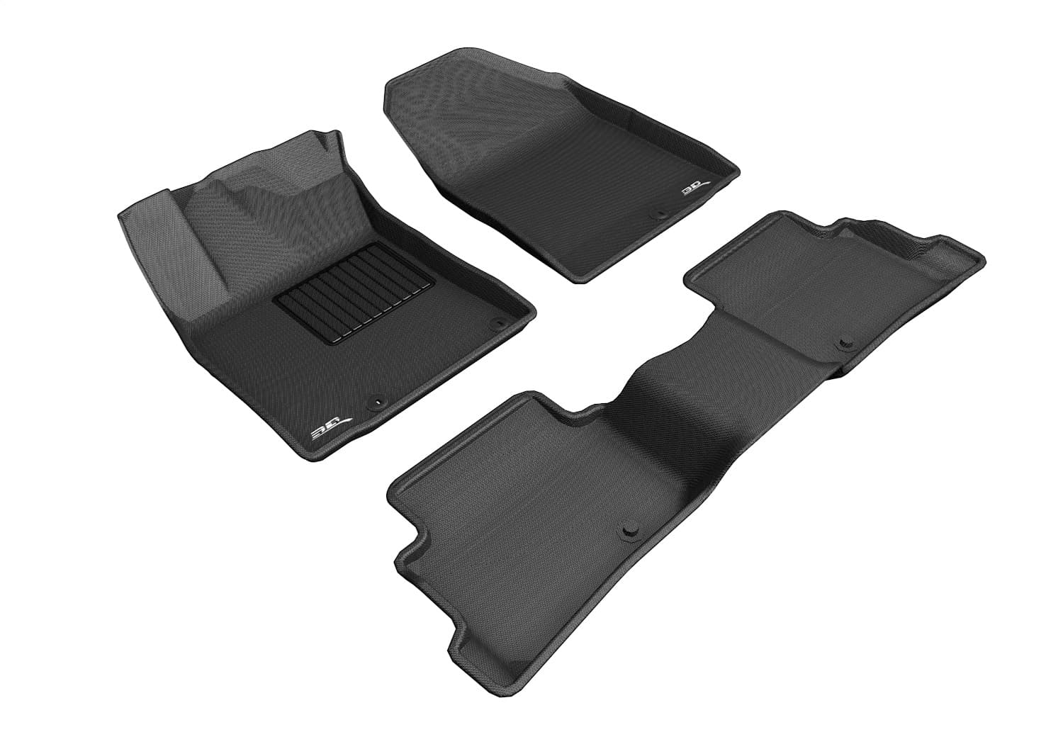 3D MAXpider - L1HY09001509 - Front Rear and Third Row - Floor Mat Set image 1