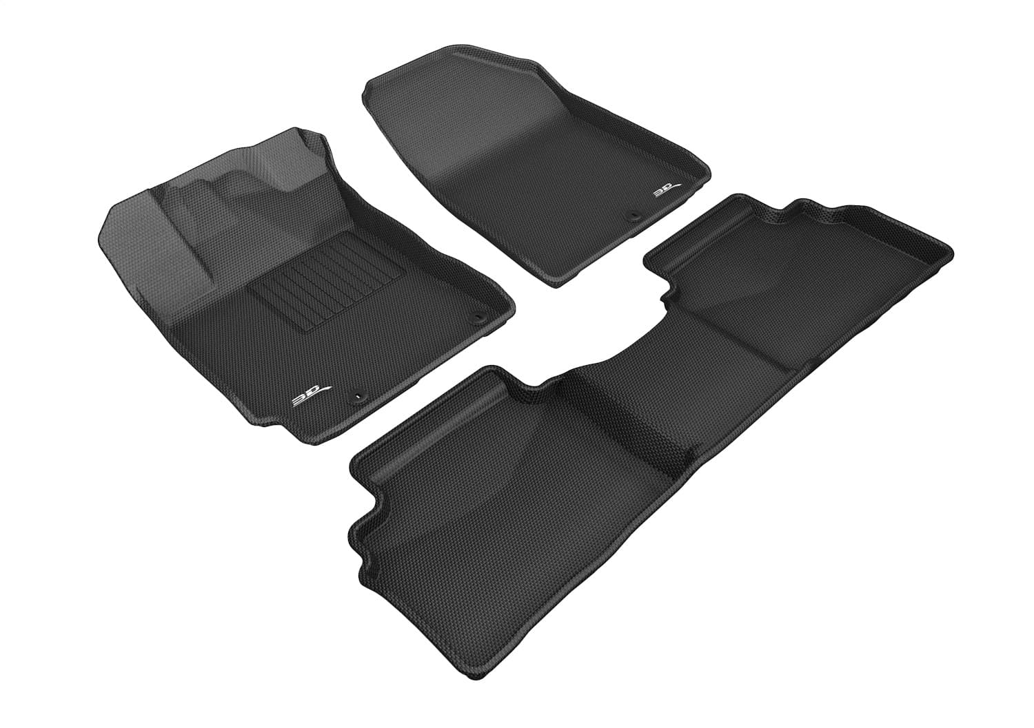 3D MAXpider - L1KA04701509 - Front Rear and Third Row - Floor Mat Set image 1