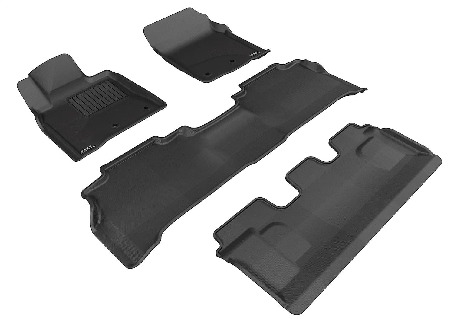 3D MAXpider - L1LX03701509 - Front Rear and Third Row - Floor Mat Set image 1