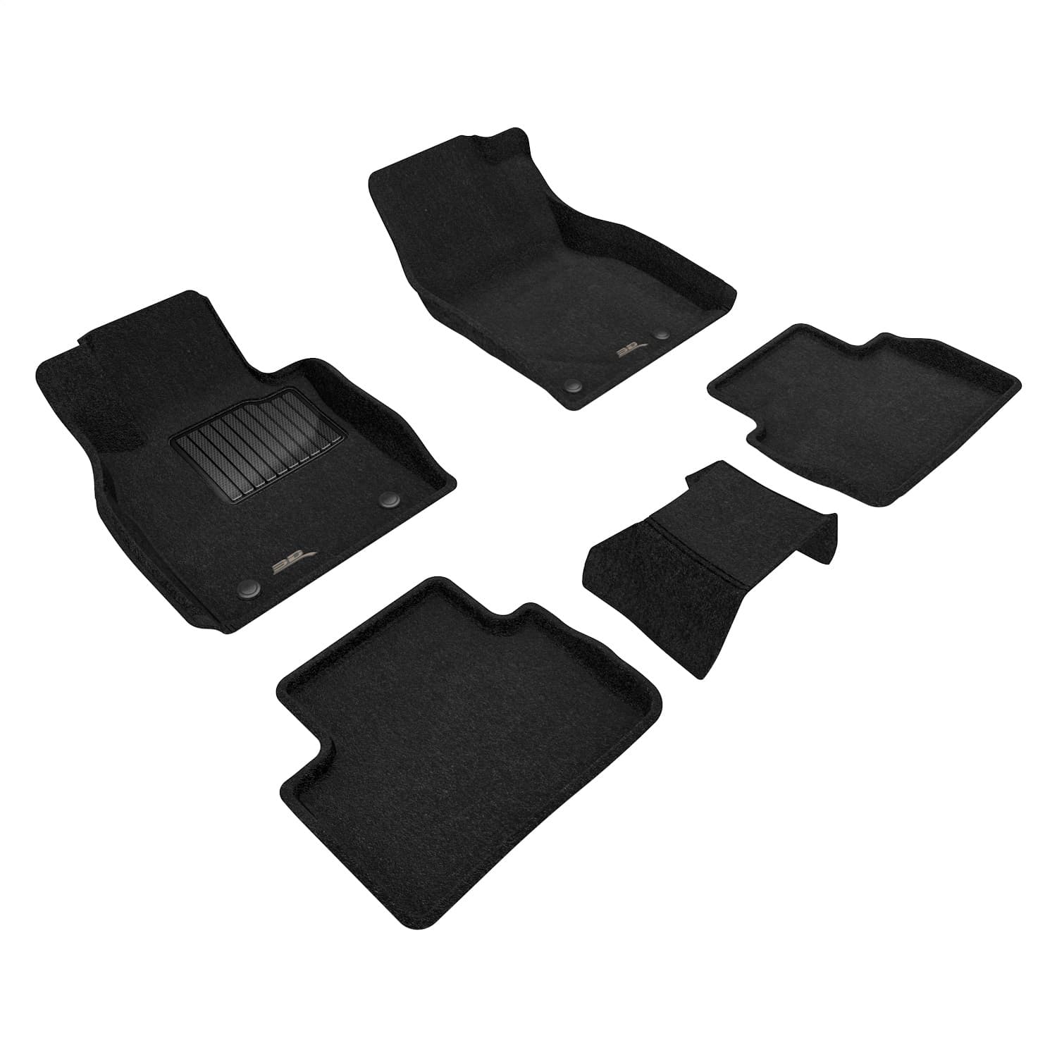 3D MAXpider - L1MZ06704709 - Front and Rear - Floor Mat Set image 1