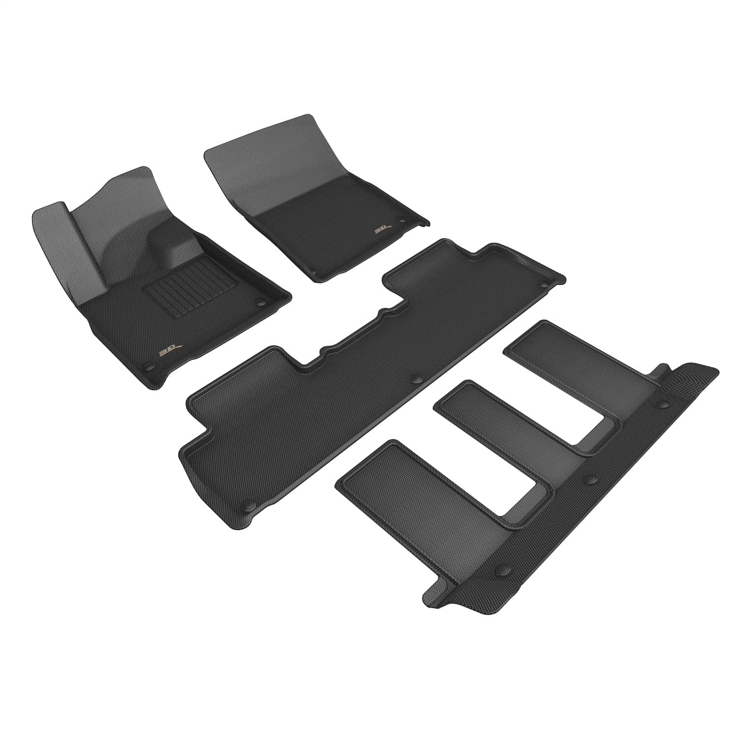 3D MAXpider - L1RI00801509 - Front Rear and Third Row - Floor Mat Set image 1