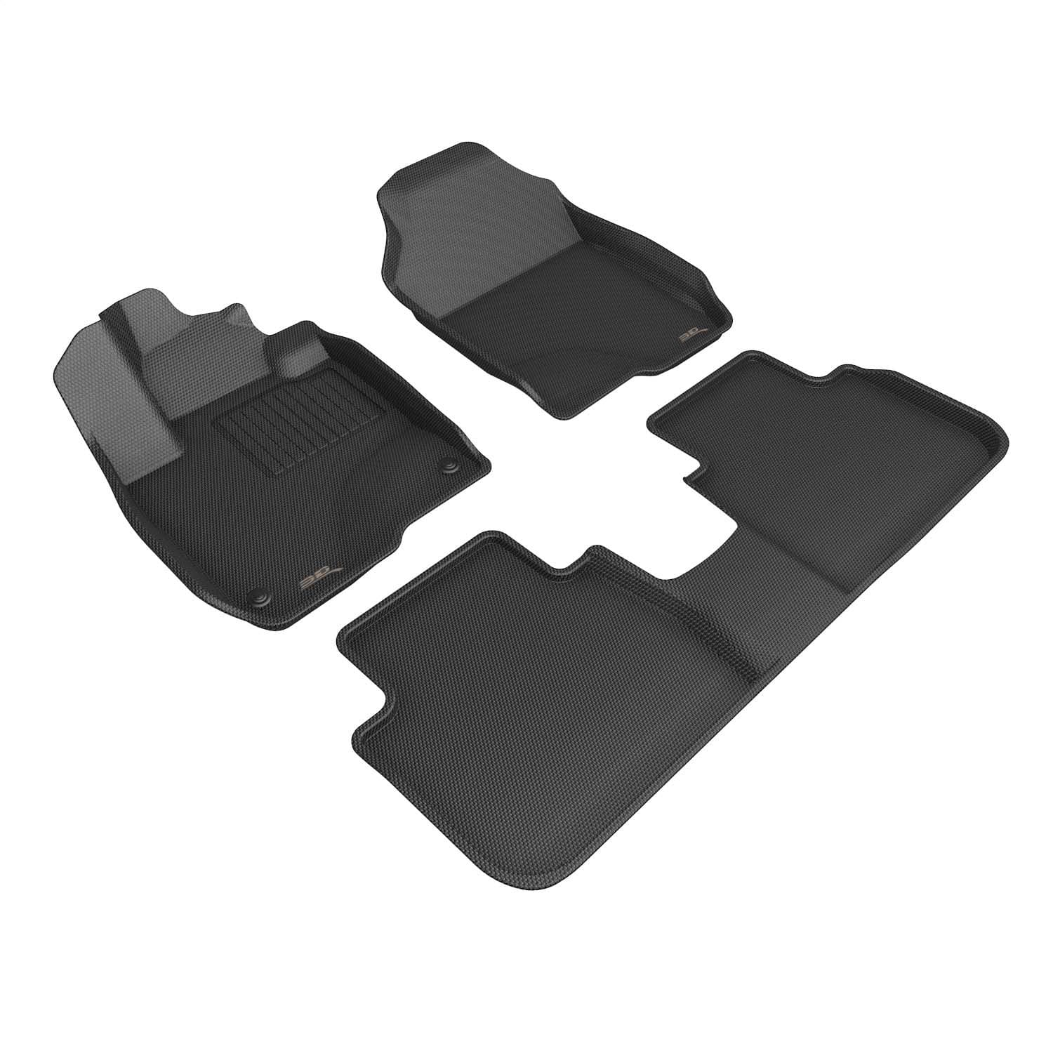 3D MAXpider - L1HD13101509 - Front and Rear - Floor Mat Set image 1